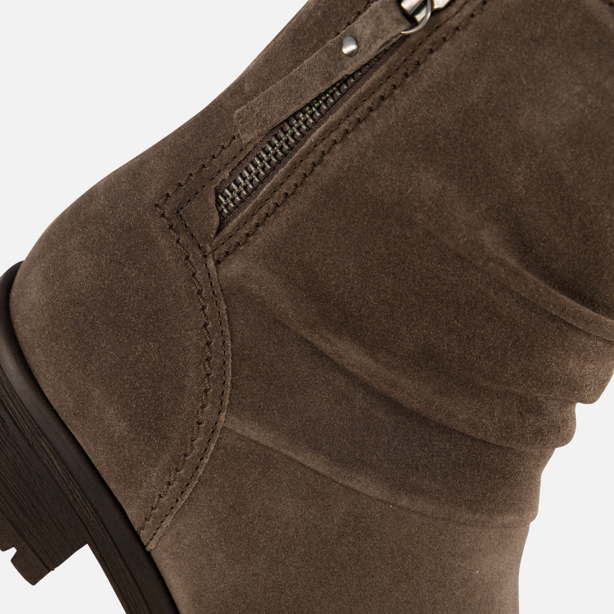 Gabor Enkellaarsjes taupe Suede afbeelding 4