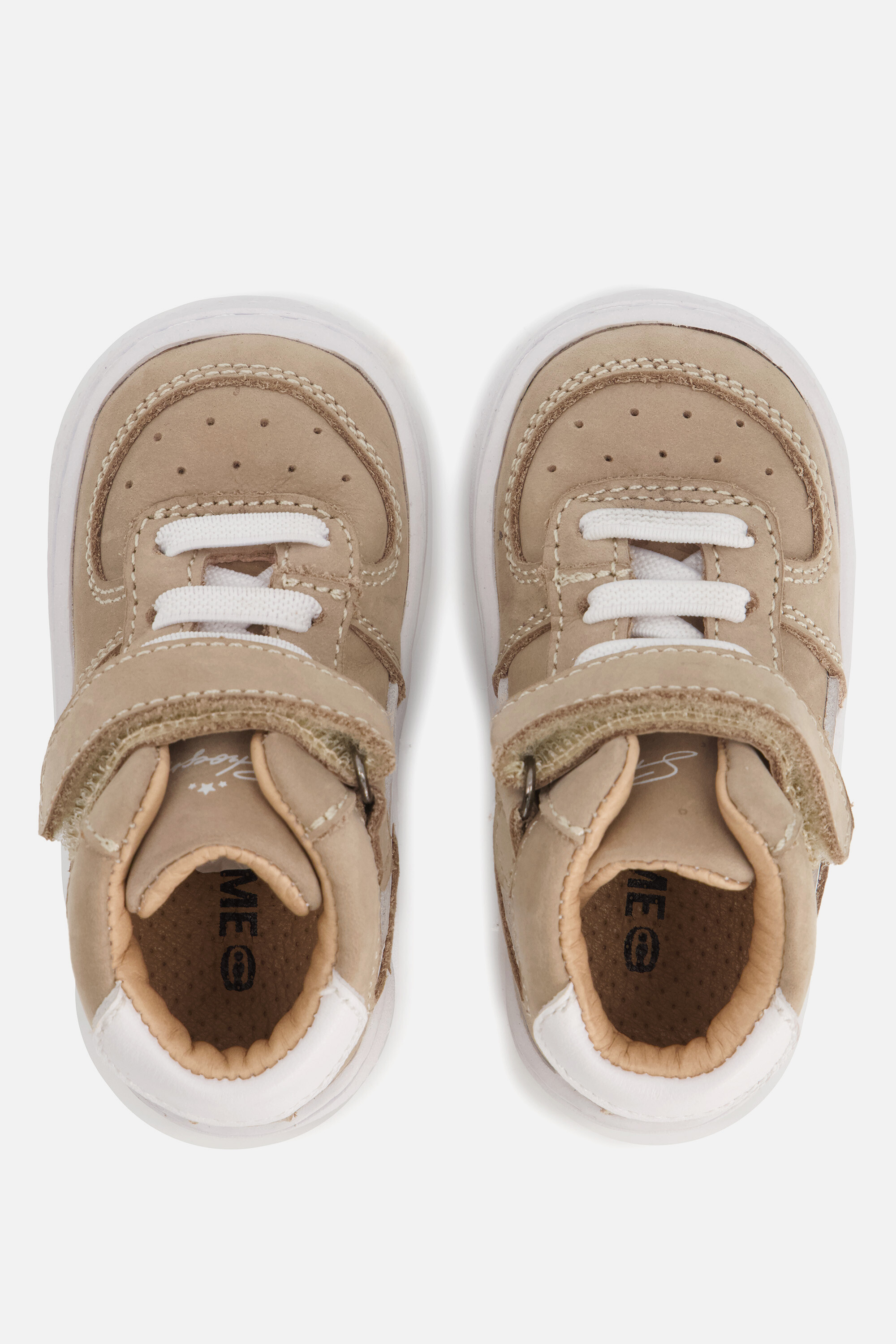 Shoesme Babyproof Babyschoenen taupe Leer afbeelding 2