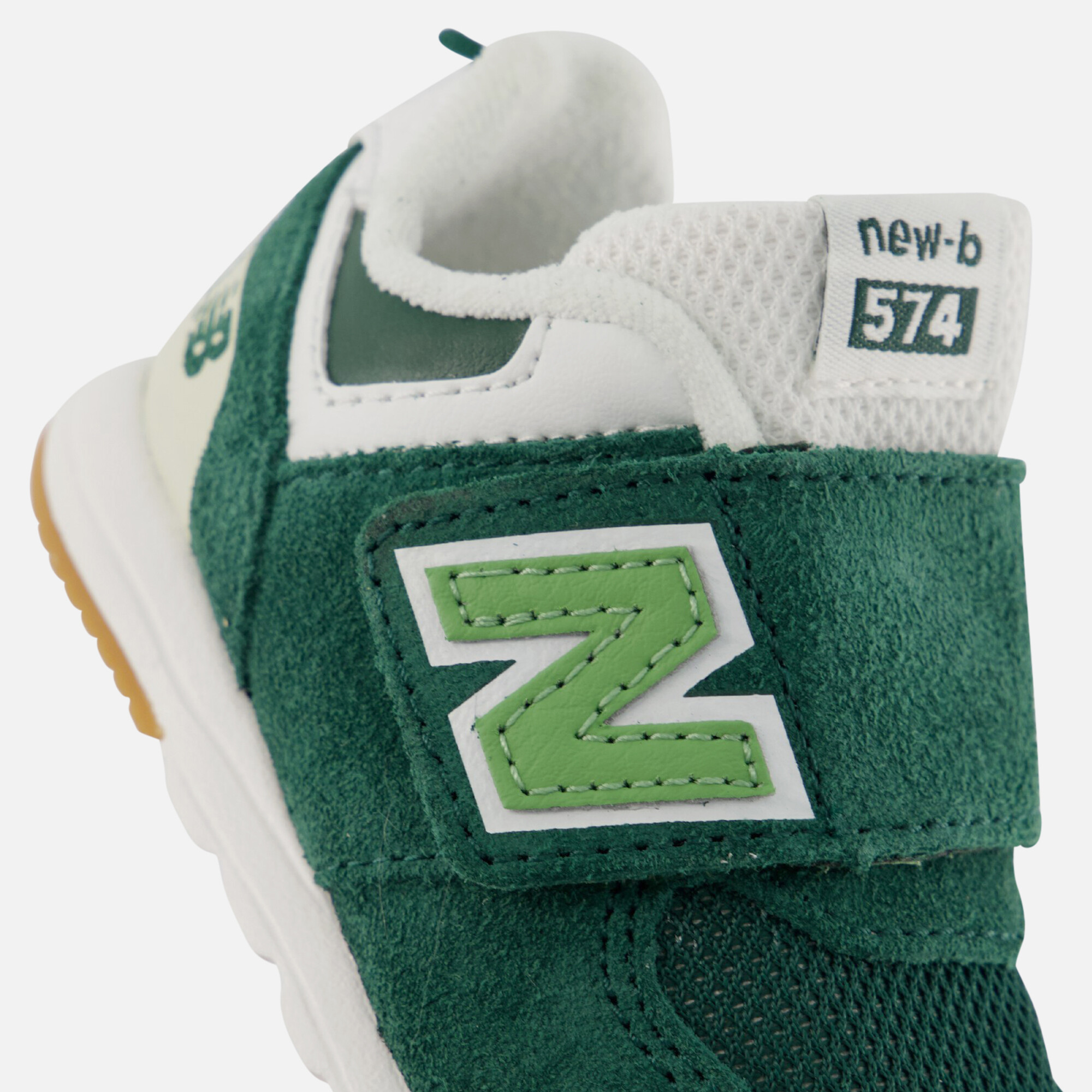 New Balance 574 Sneakers groen Suede afbeelding 4