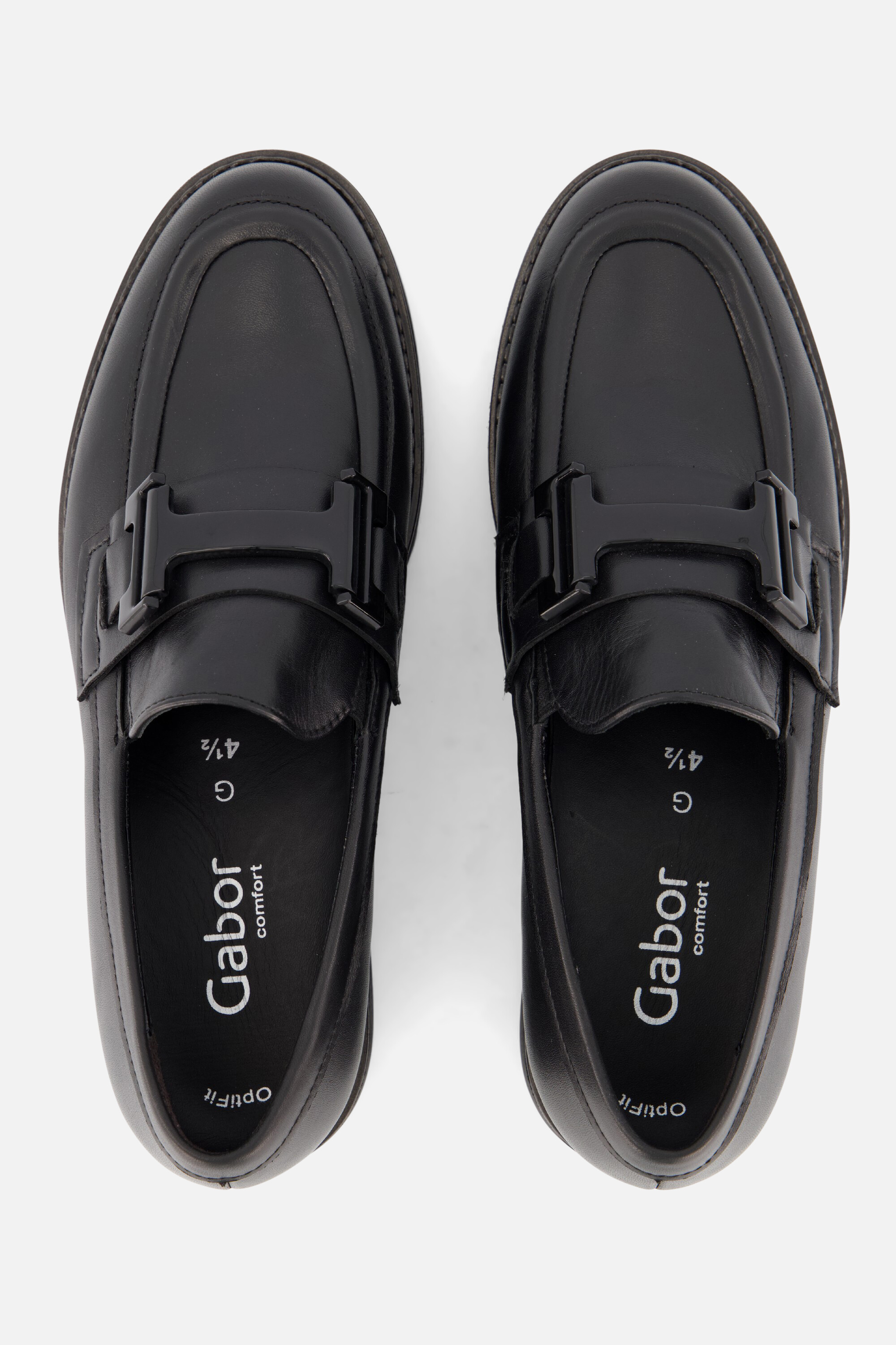 Gabor Loafers zwart Leer afbeelding 2