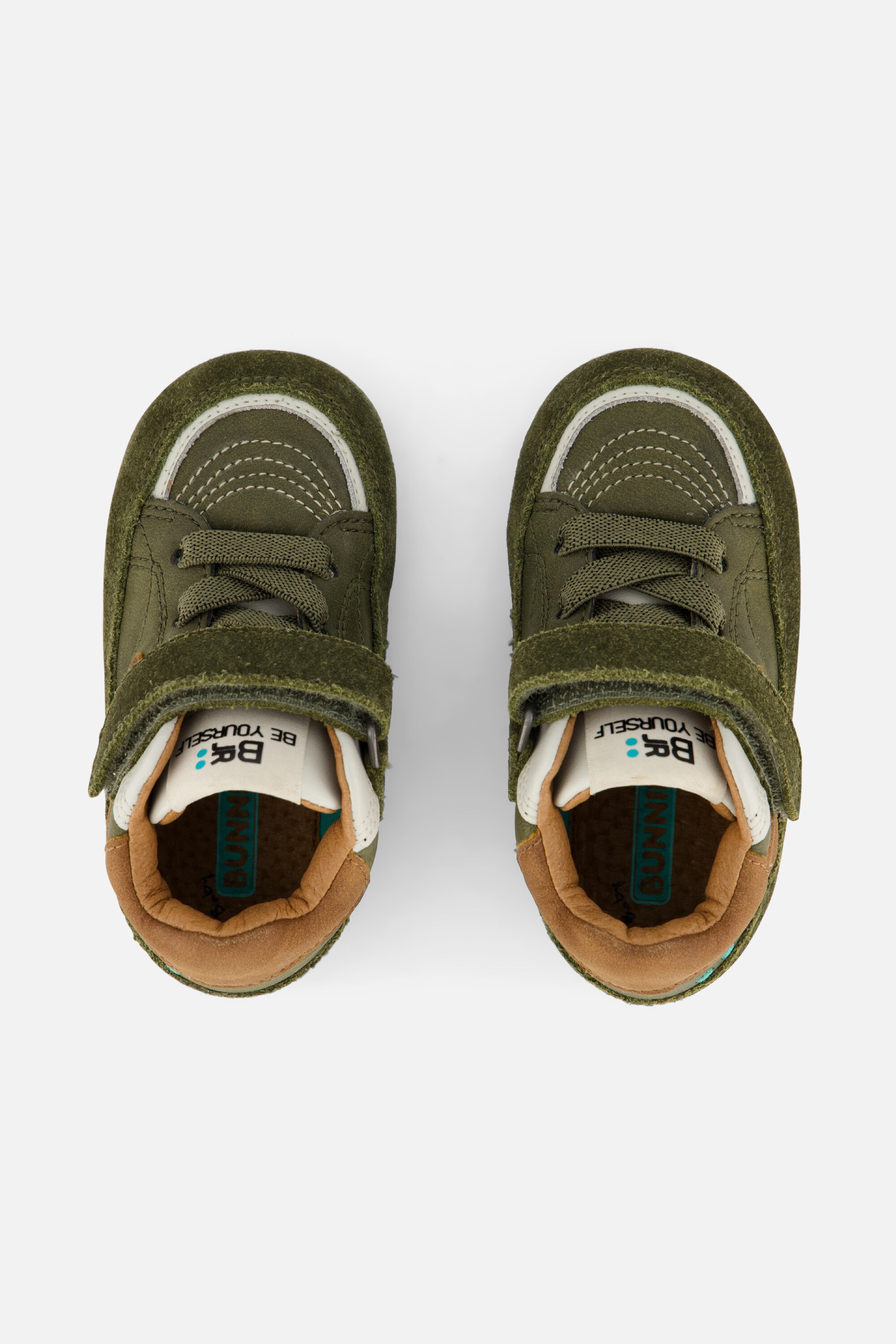 BunniesJR Babyschoenen groen Leer afbeelding 2