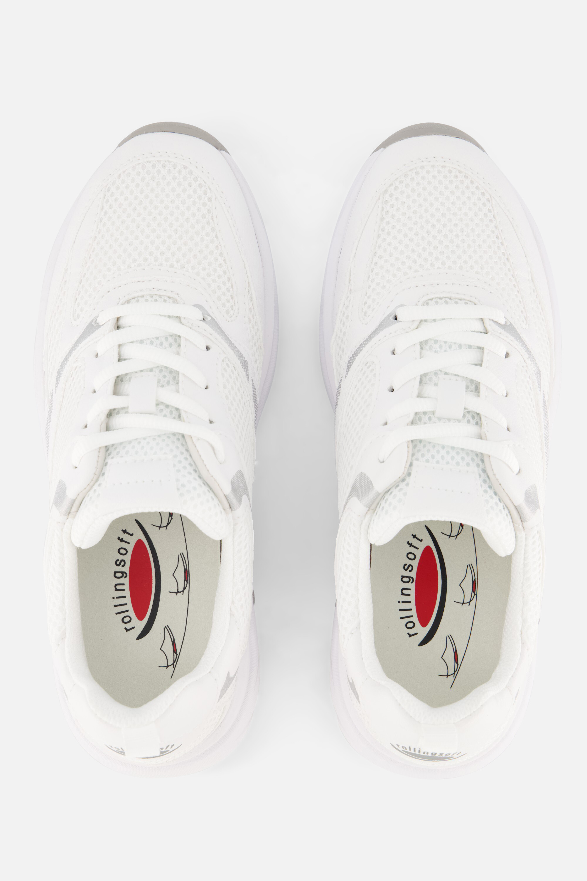 Gabor Rollingsoft Sneakers wit Textiel afbeelding 2