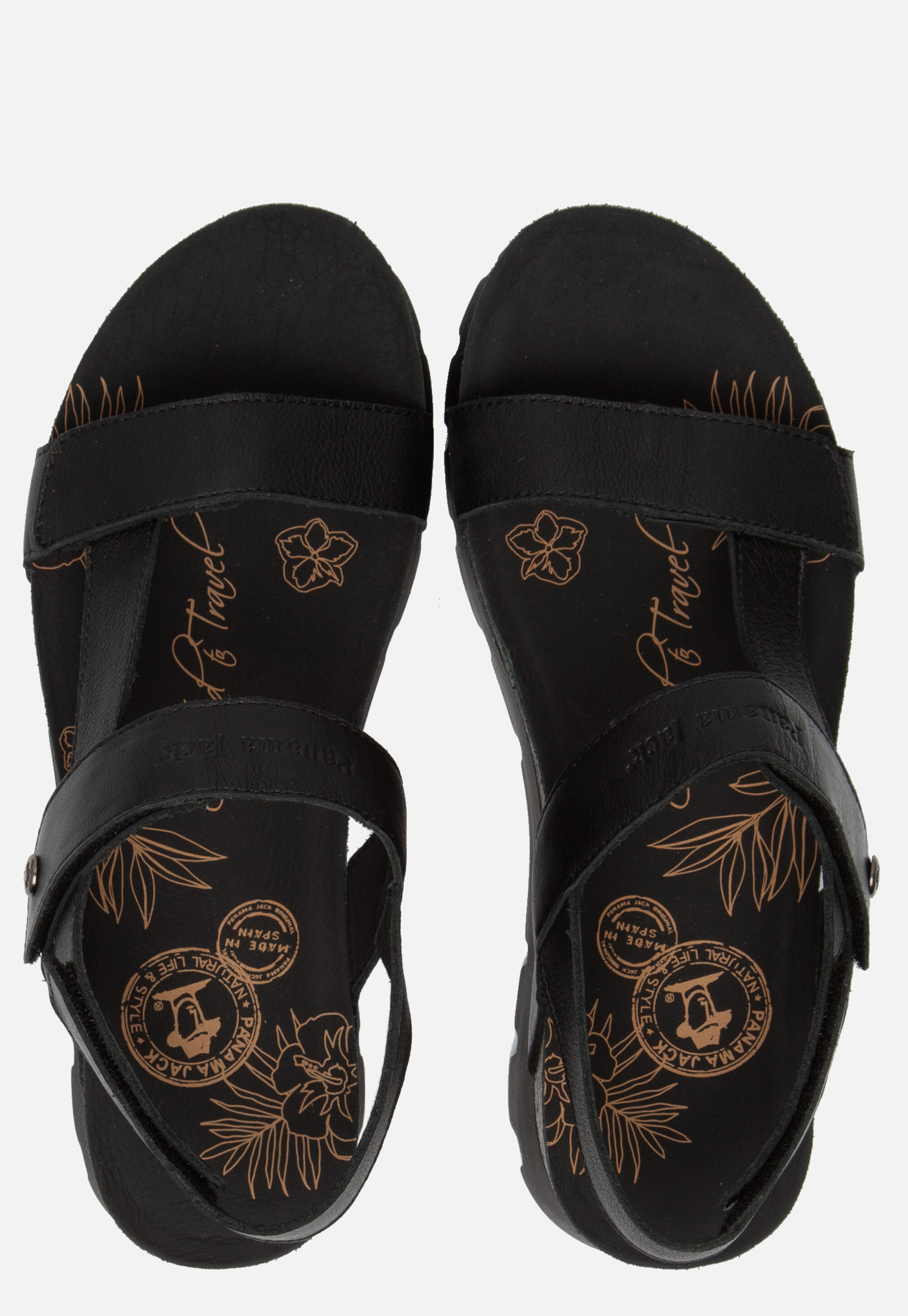 Panama Jack Selma B4 Sandalen zwart Leer afbeelding 2