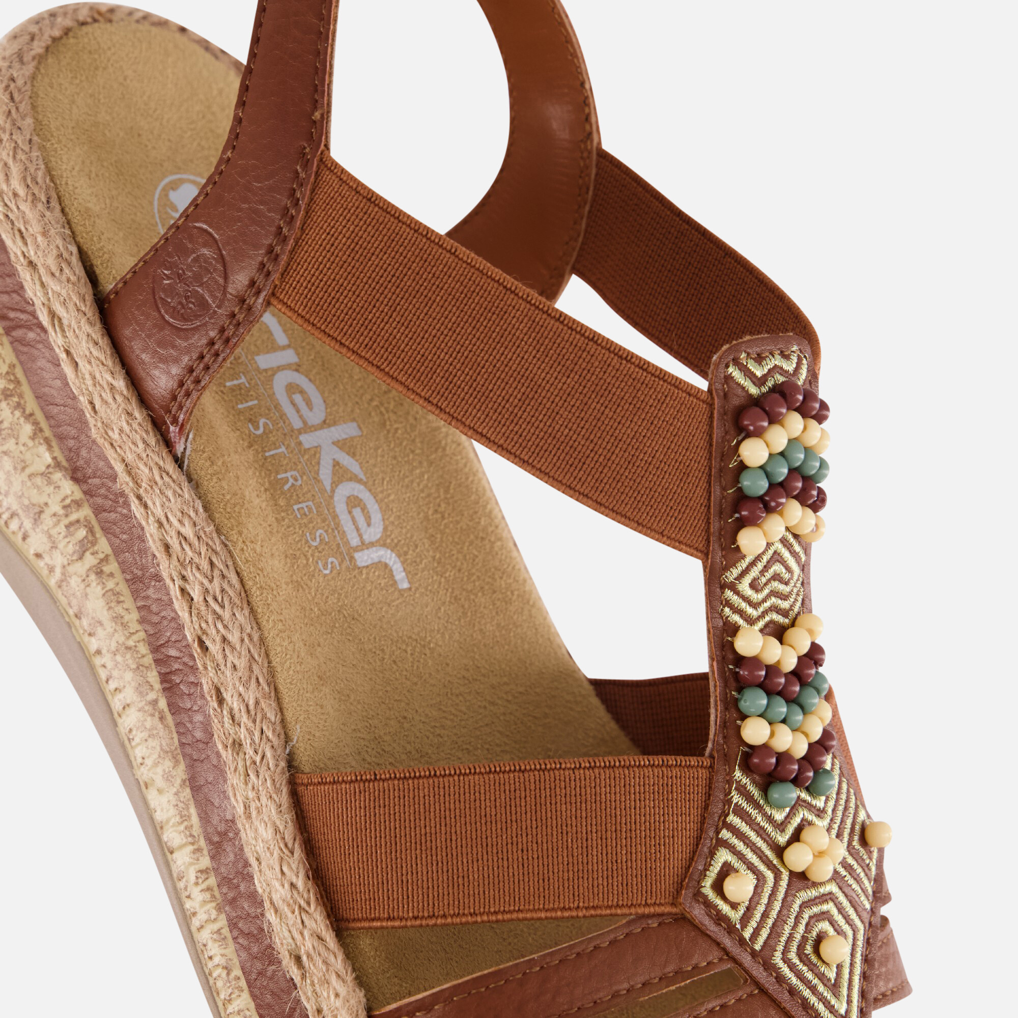 Rieker Sandalen cognac Synthetisch afbeelding 3