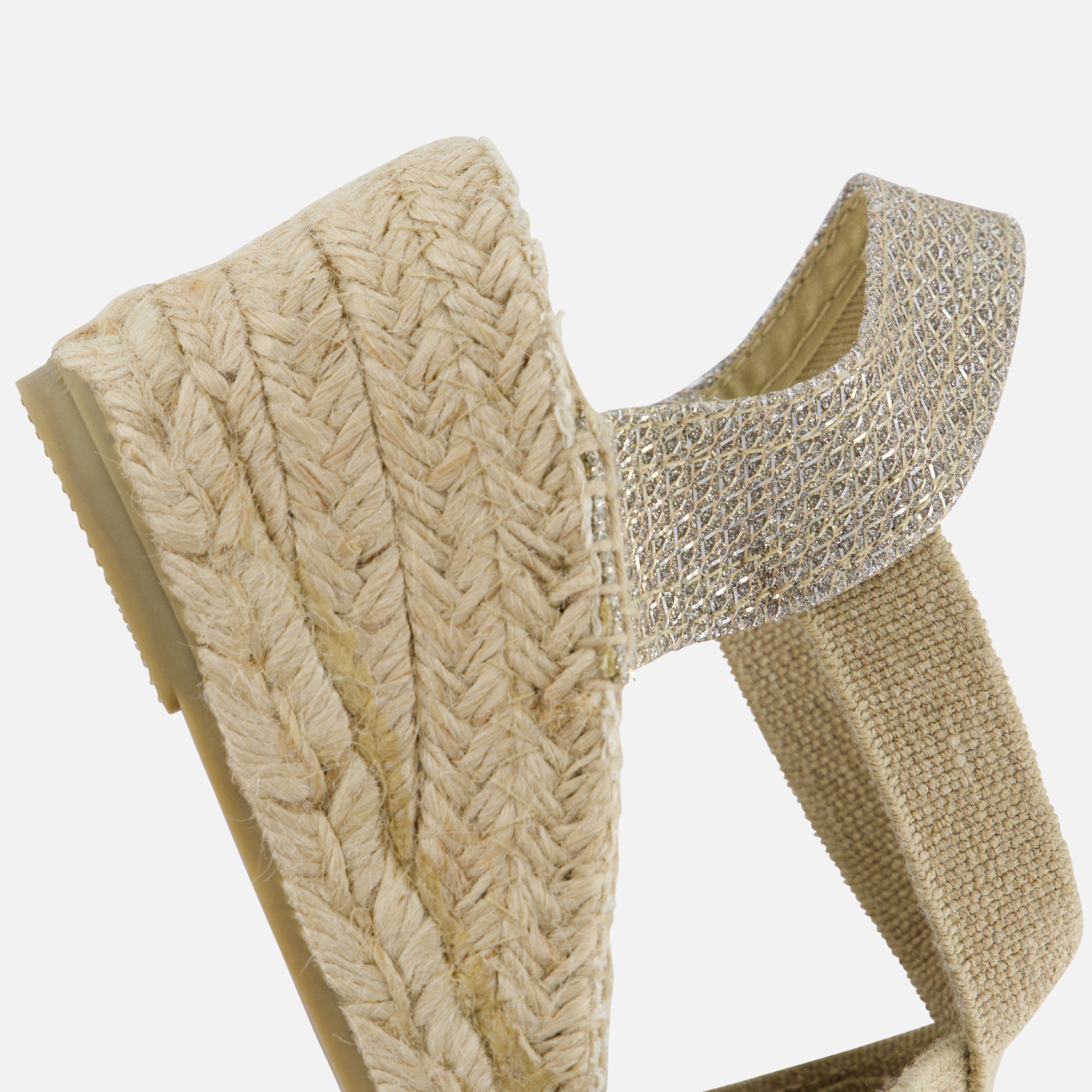 Toni Pons Triton Espadrilles goud Textiel afbeelding 3