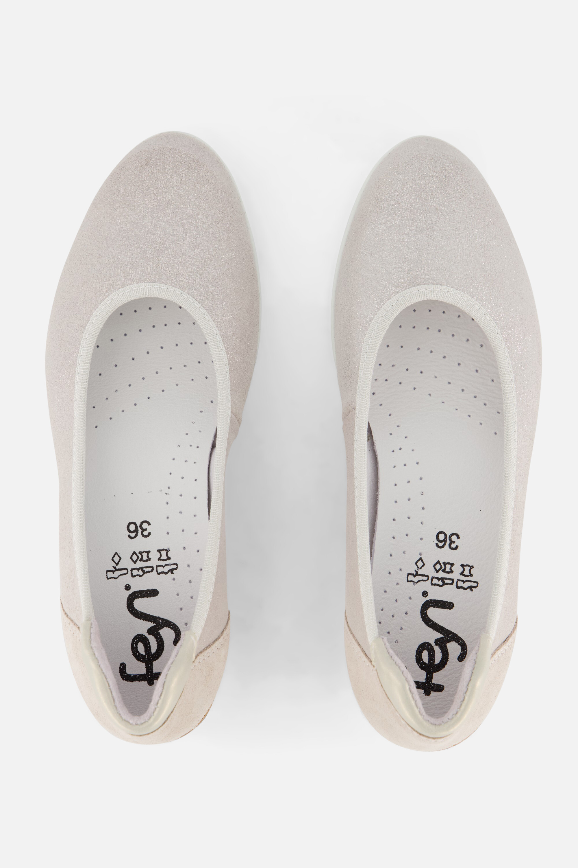 Feyn Ellie 08 Instappers beige Textiel afbeelding 3