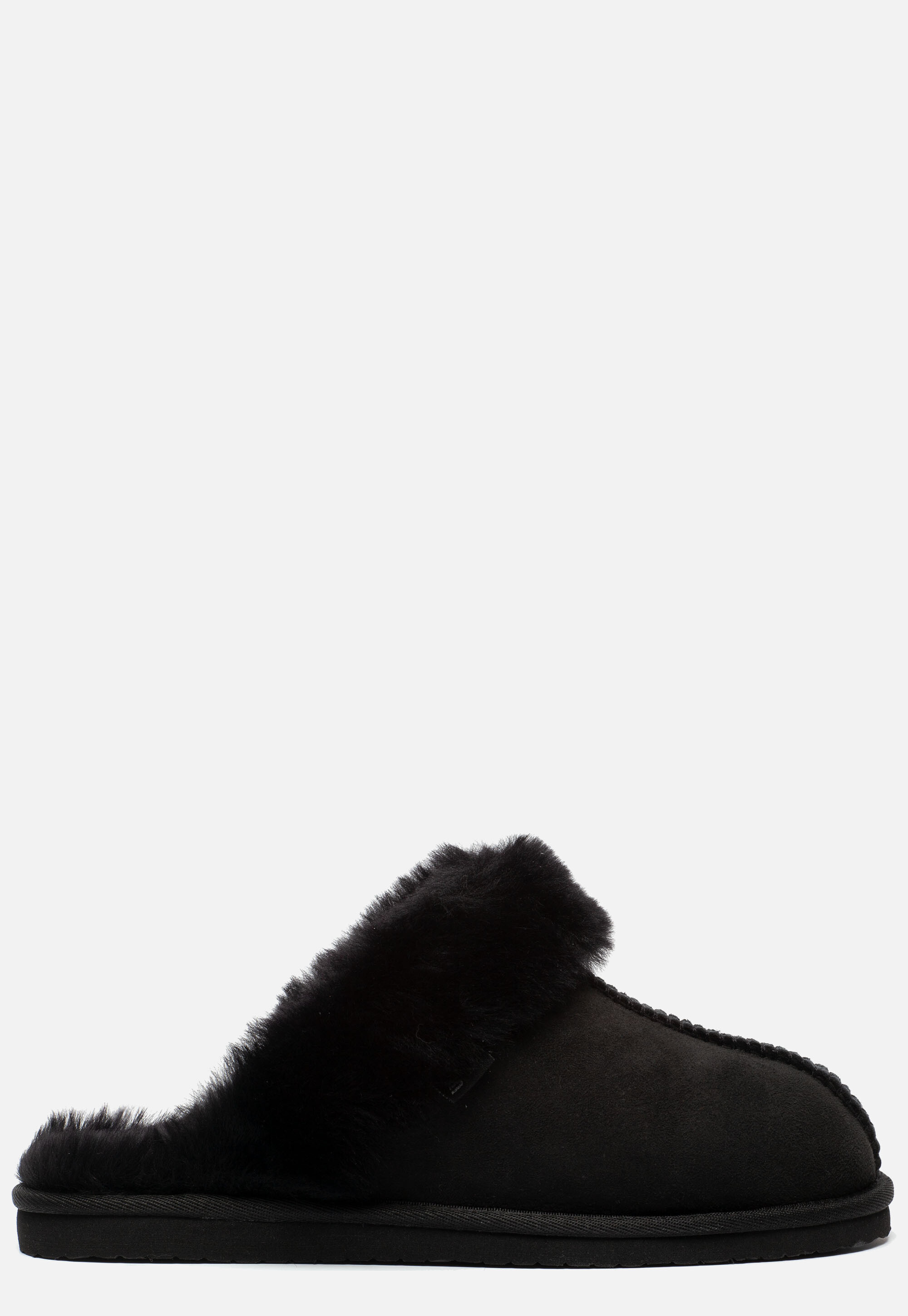 Bullboxer Pantoffels zwart Suede 270314 afbeelding 2