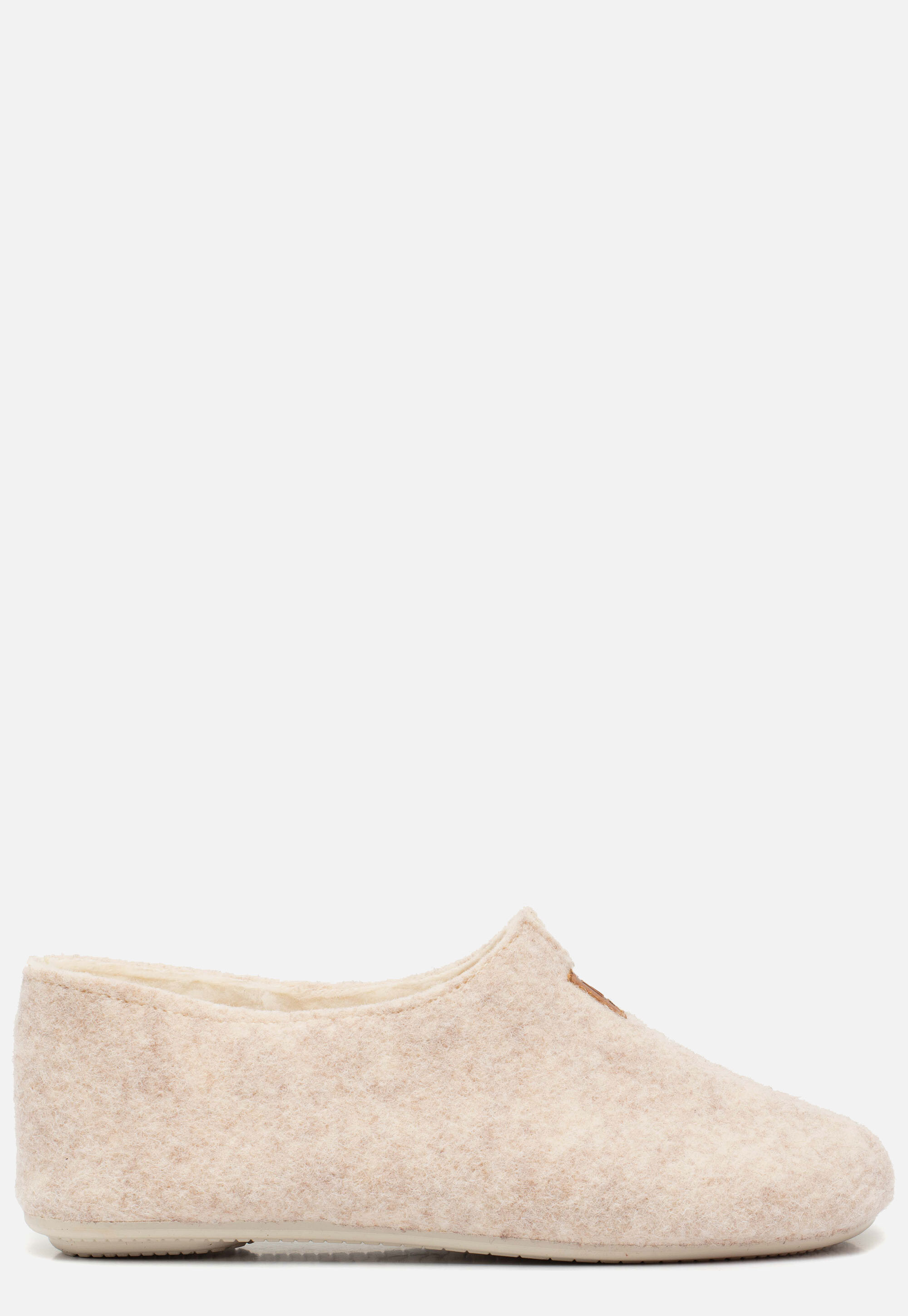 Nortenas Pantoffels beige Imitatiebont 270256 afbeelding 2