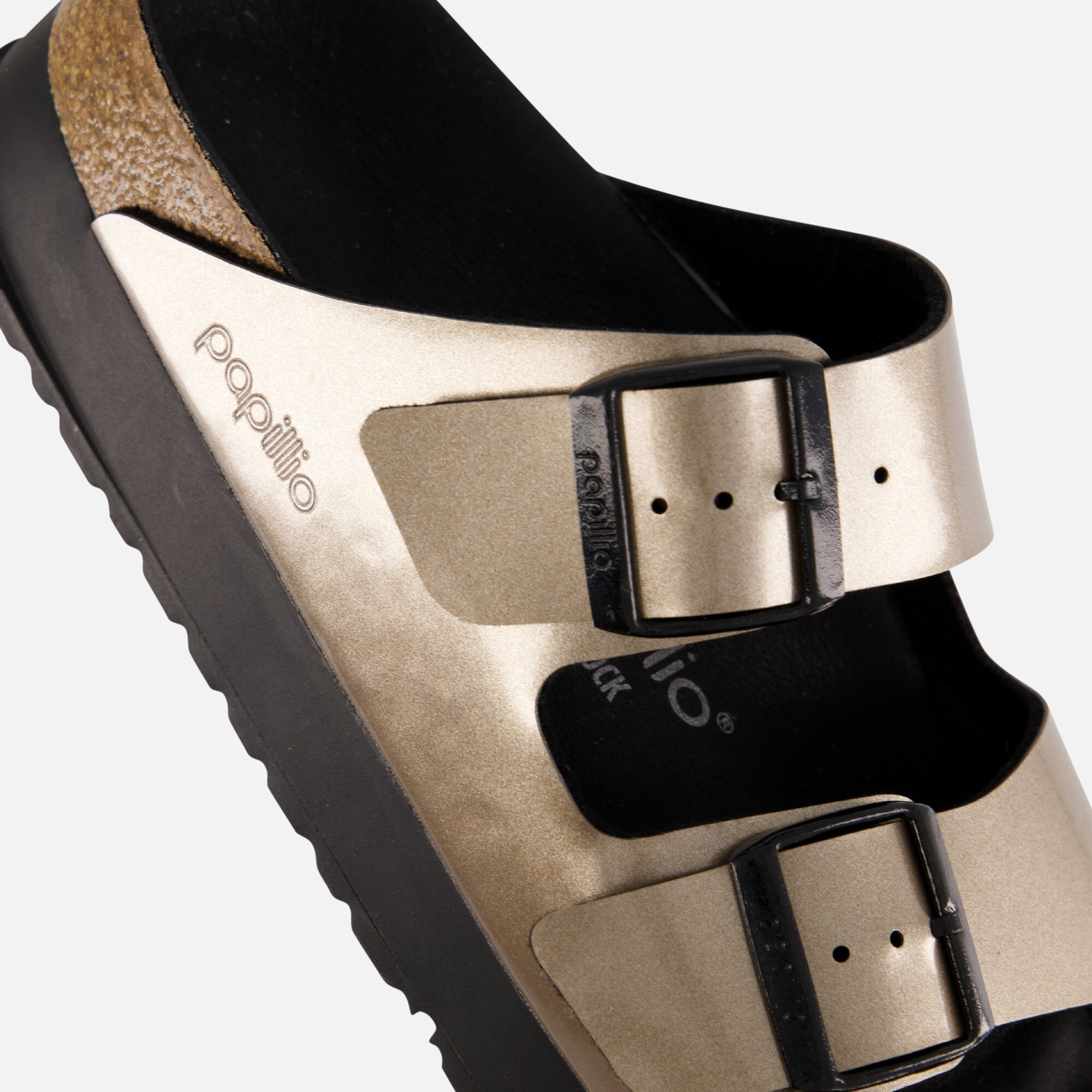Pappillio Birkenstock Arizona Metallic taupe afbeelding 4