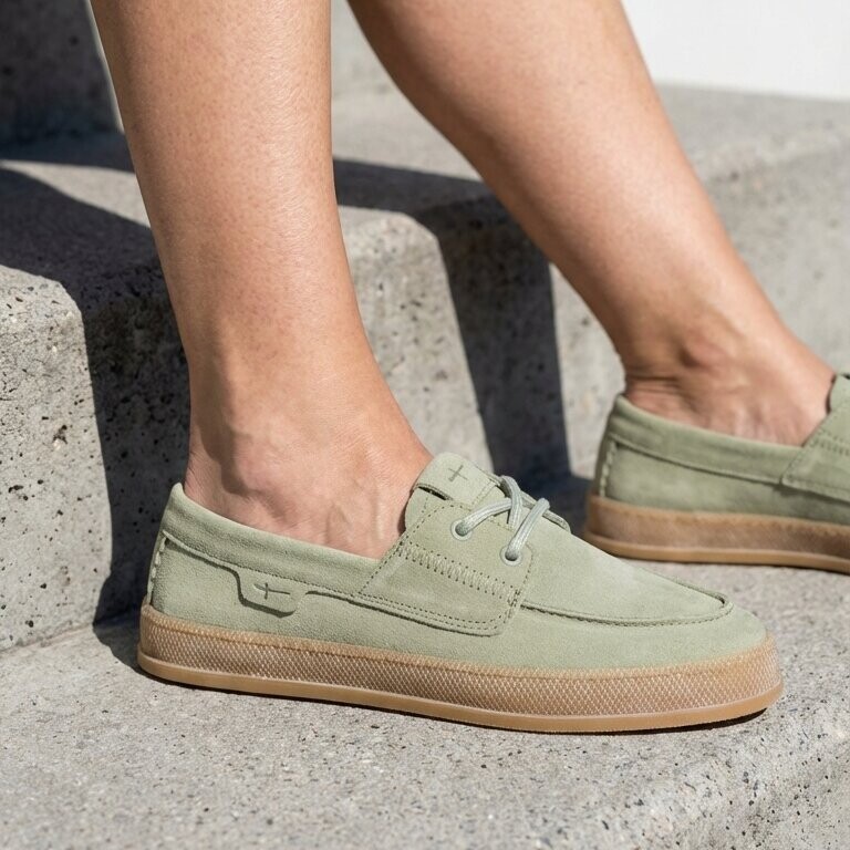 Tamaris Bootschoenen groen Leer