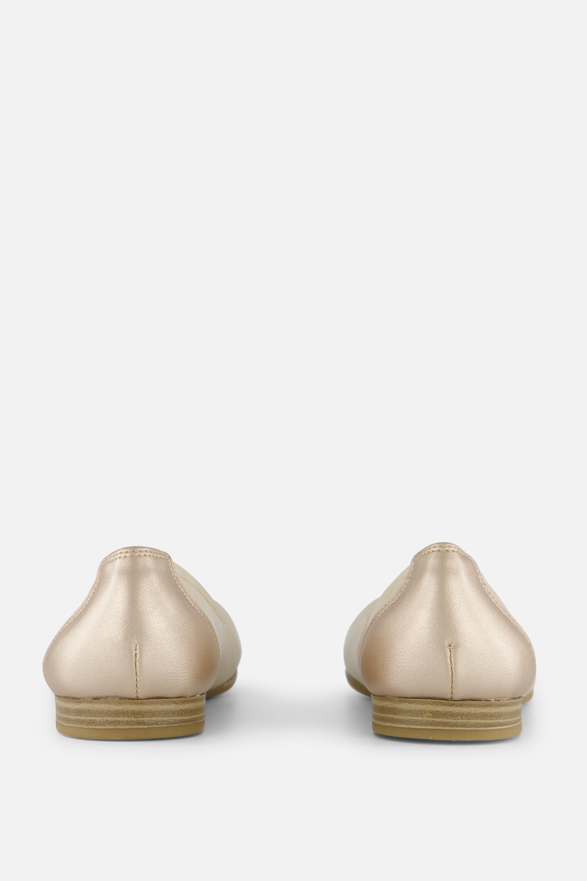 Tamaris Ballerina's beige Leer afbeelding 2