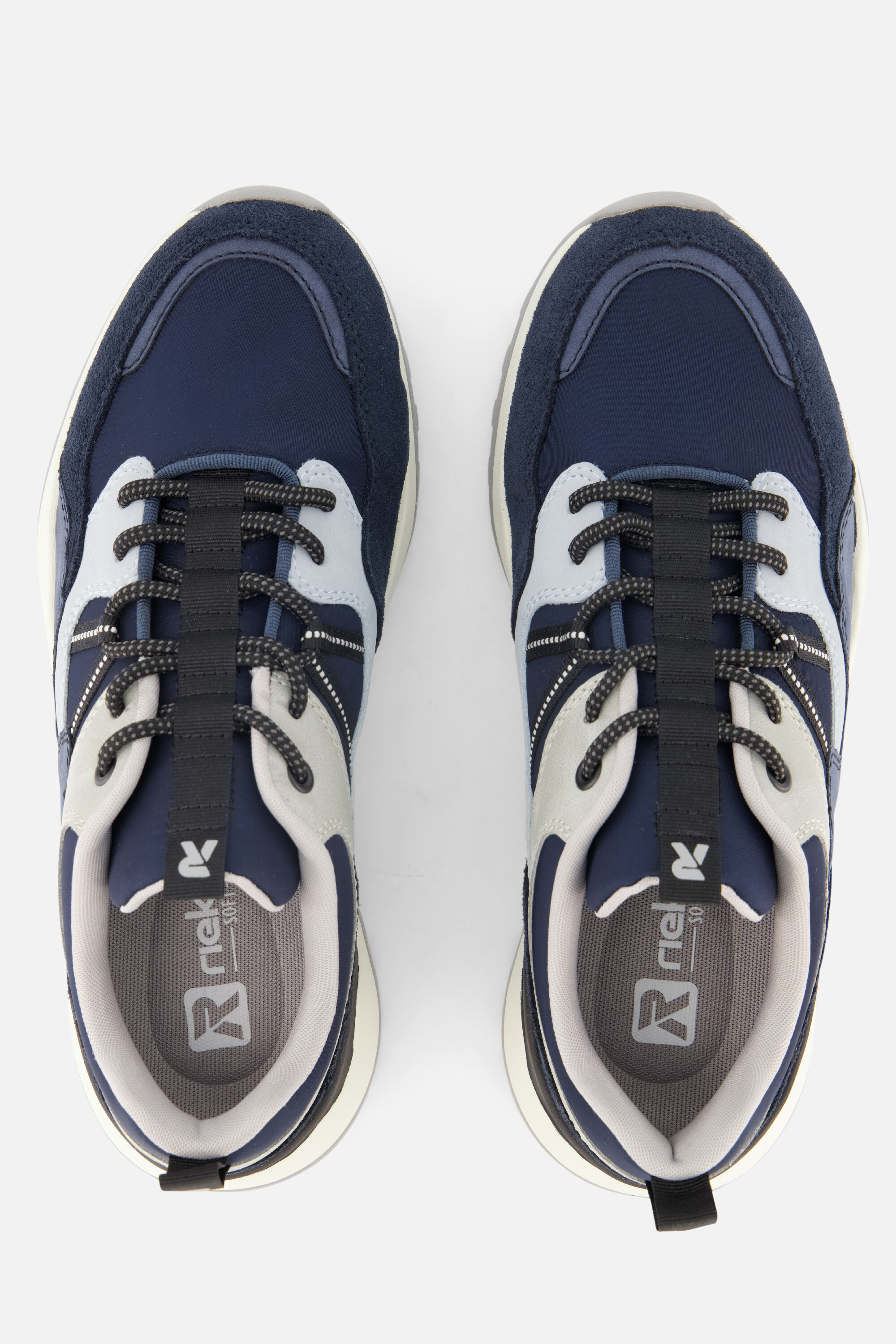 Riekers Evolution Sneakers blauw Leer afbeelding 3