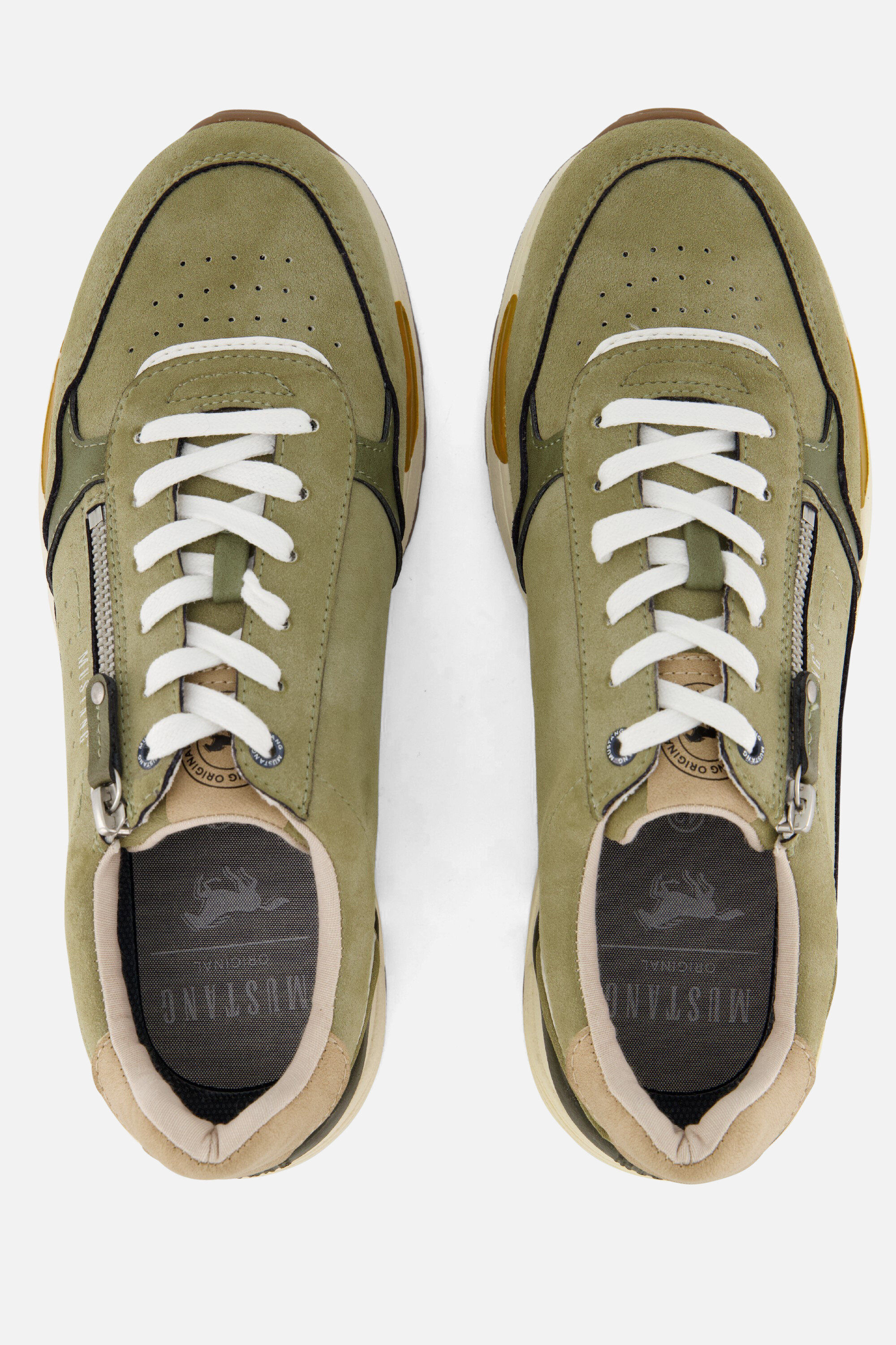 Mustang Sneakers groen Synthetisch afbeelding 3