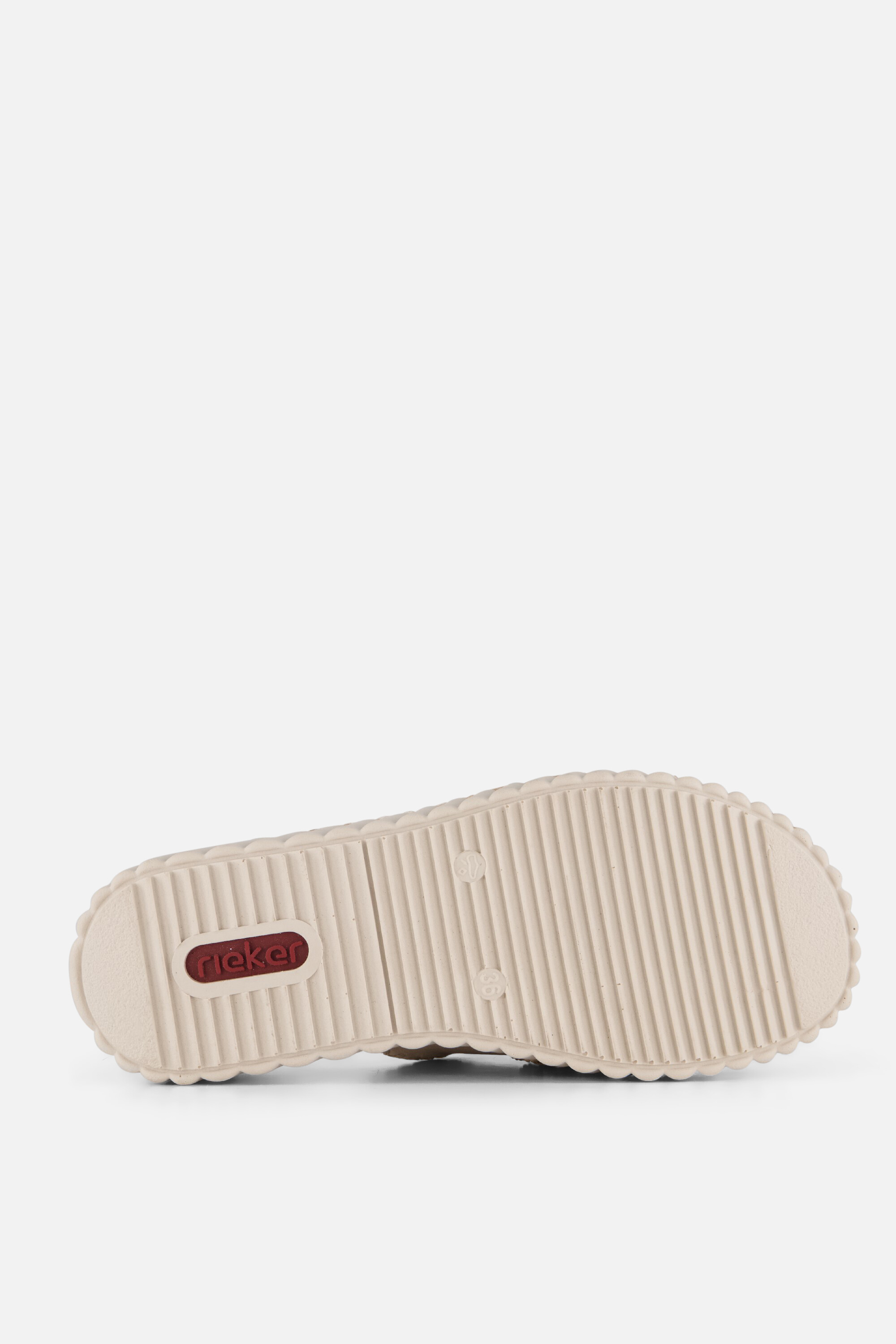 Rieker Slippers beige Textiel afbeelding 2