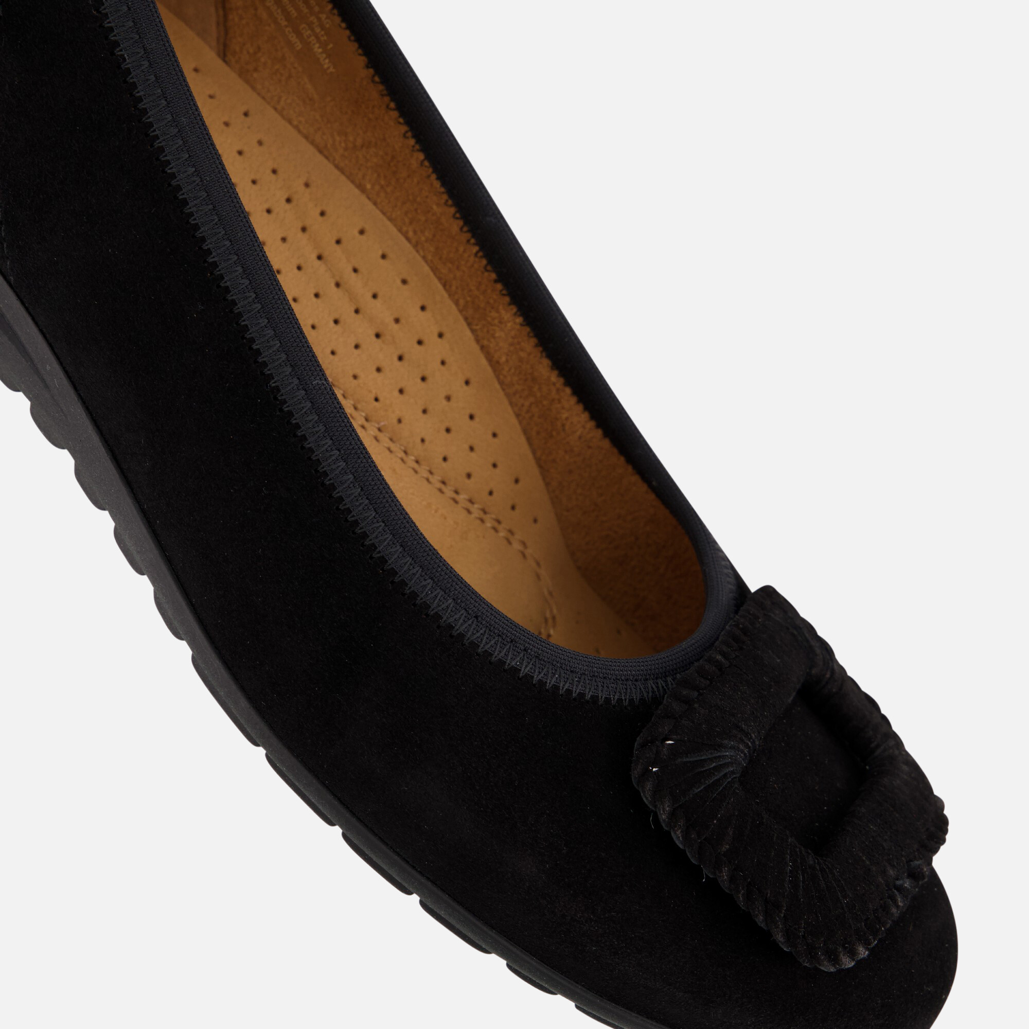 Gabor Instappers zwart Suede afbeelding 4