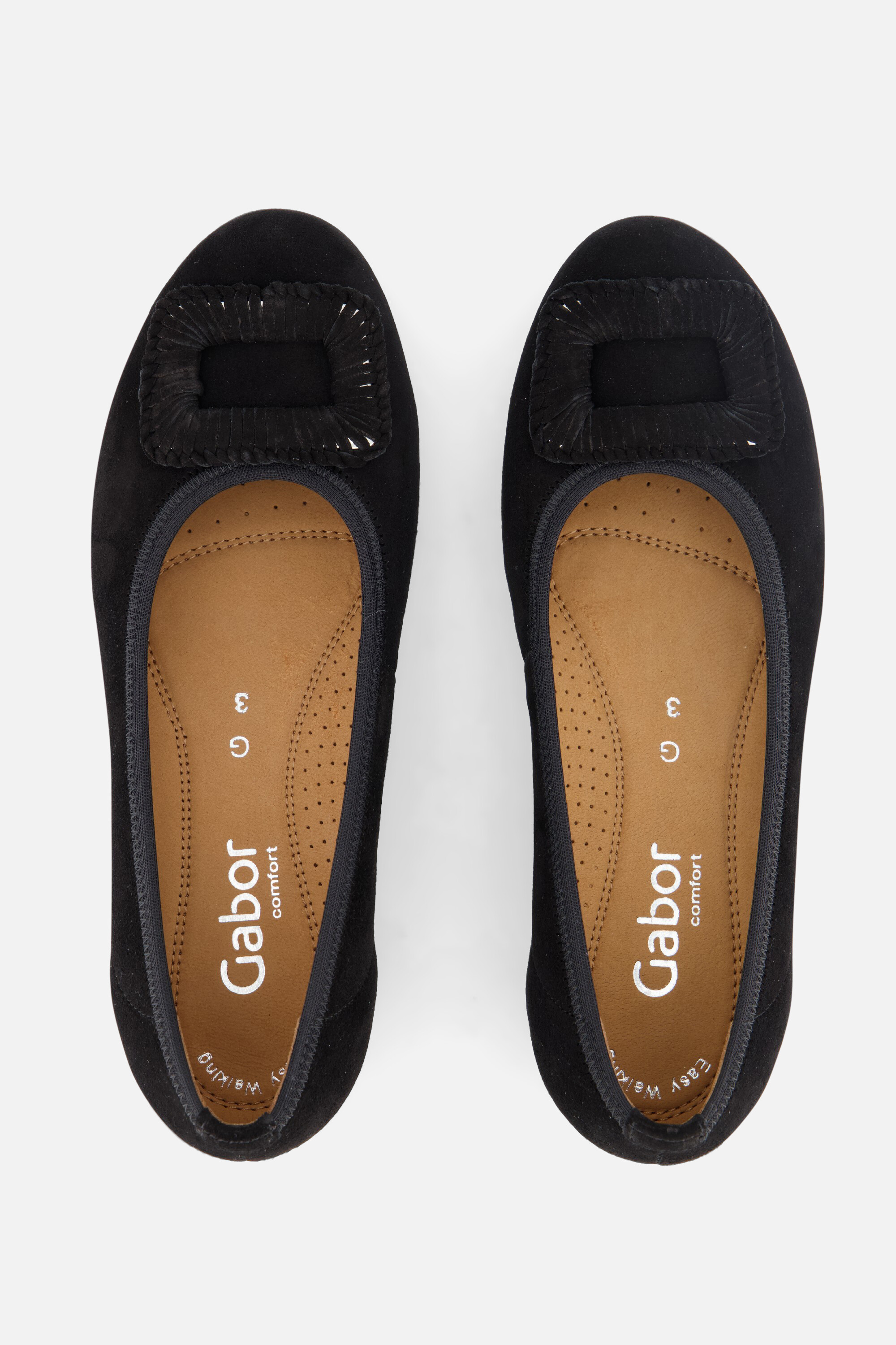 Gabor Instappers zwart Suede afbeelding 2