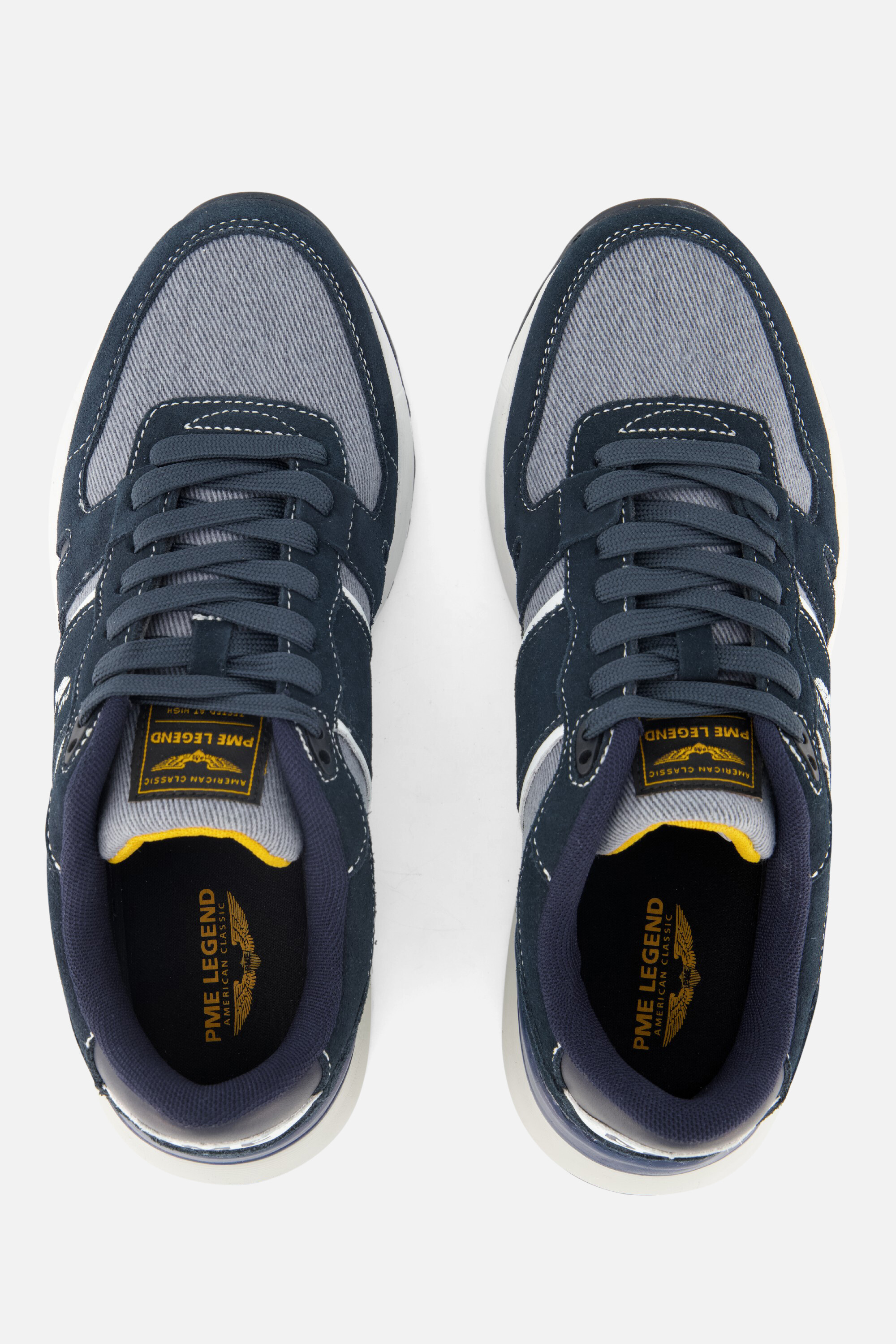 PME Legend Jet Lifter Sneakers blauw Imitatieleer afbeelding 3