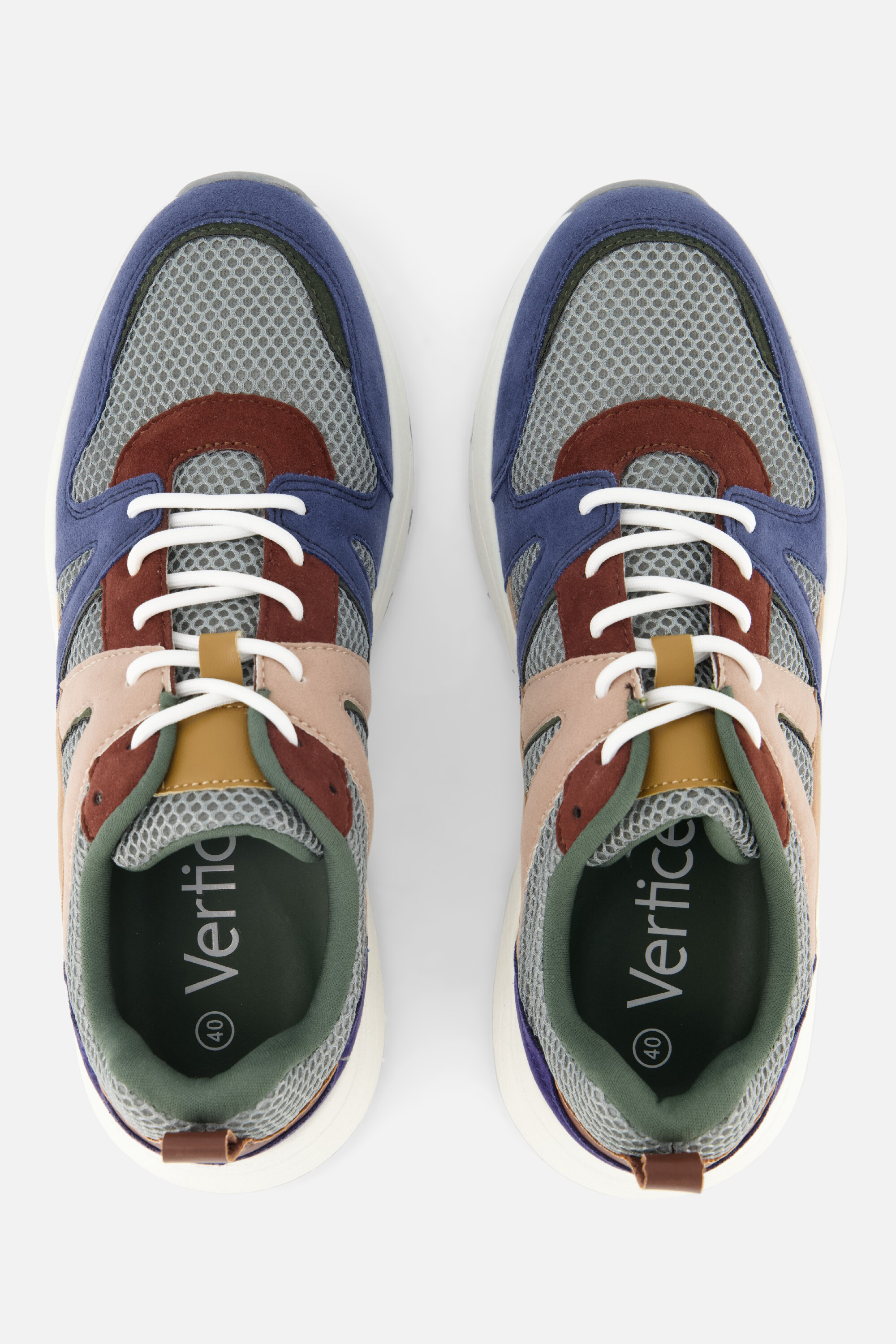 Vertice Sneakers blauw Textiel afbeelding 3