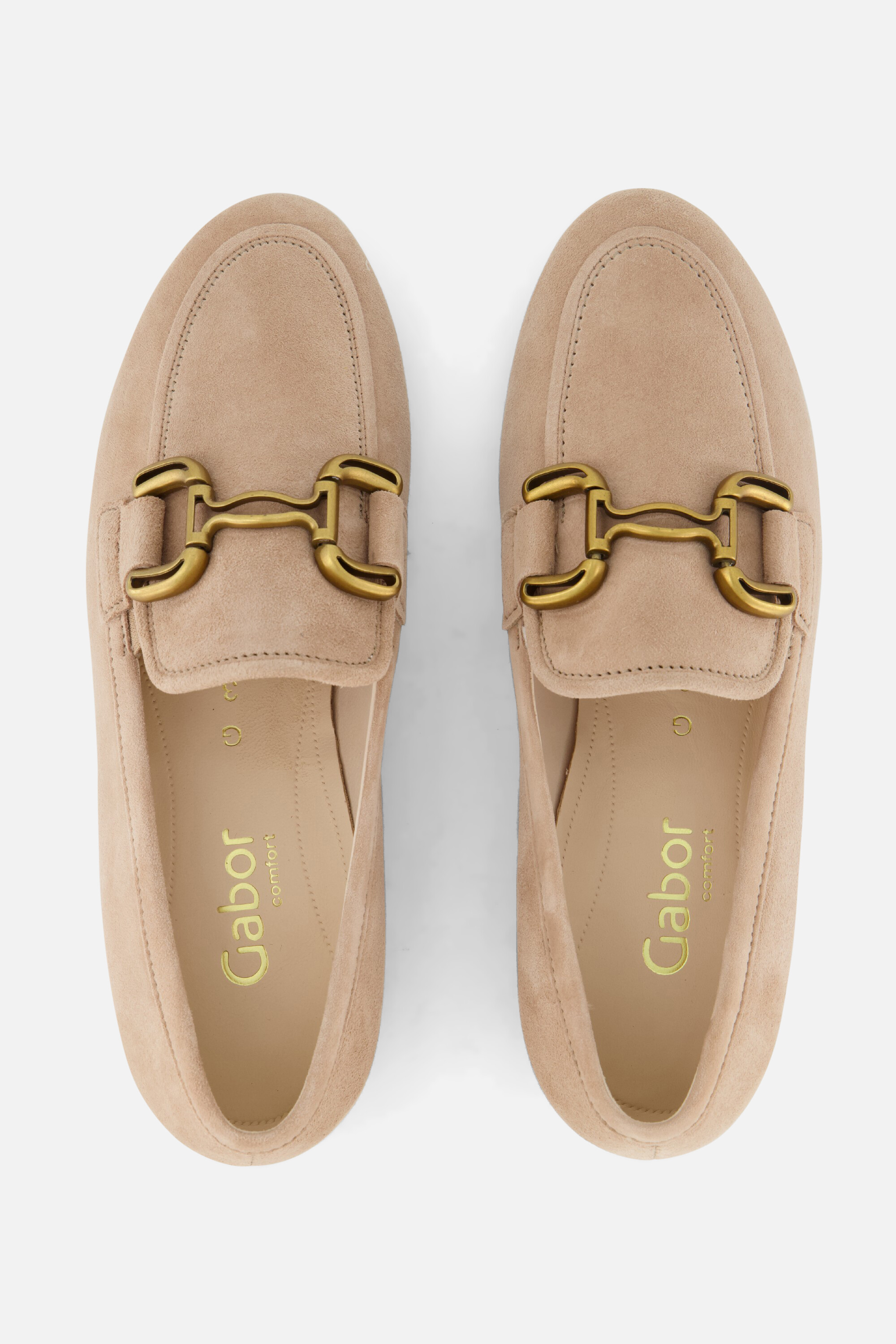 Gabor Instappers beige Suede afbeelding 2
