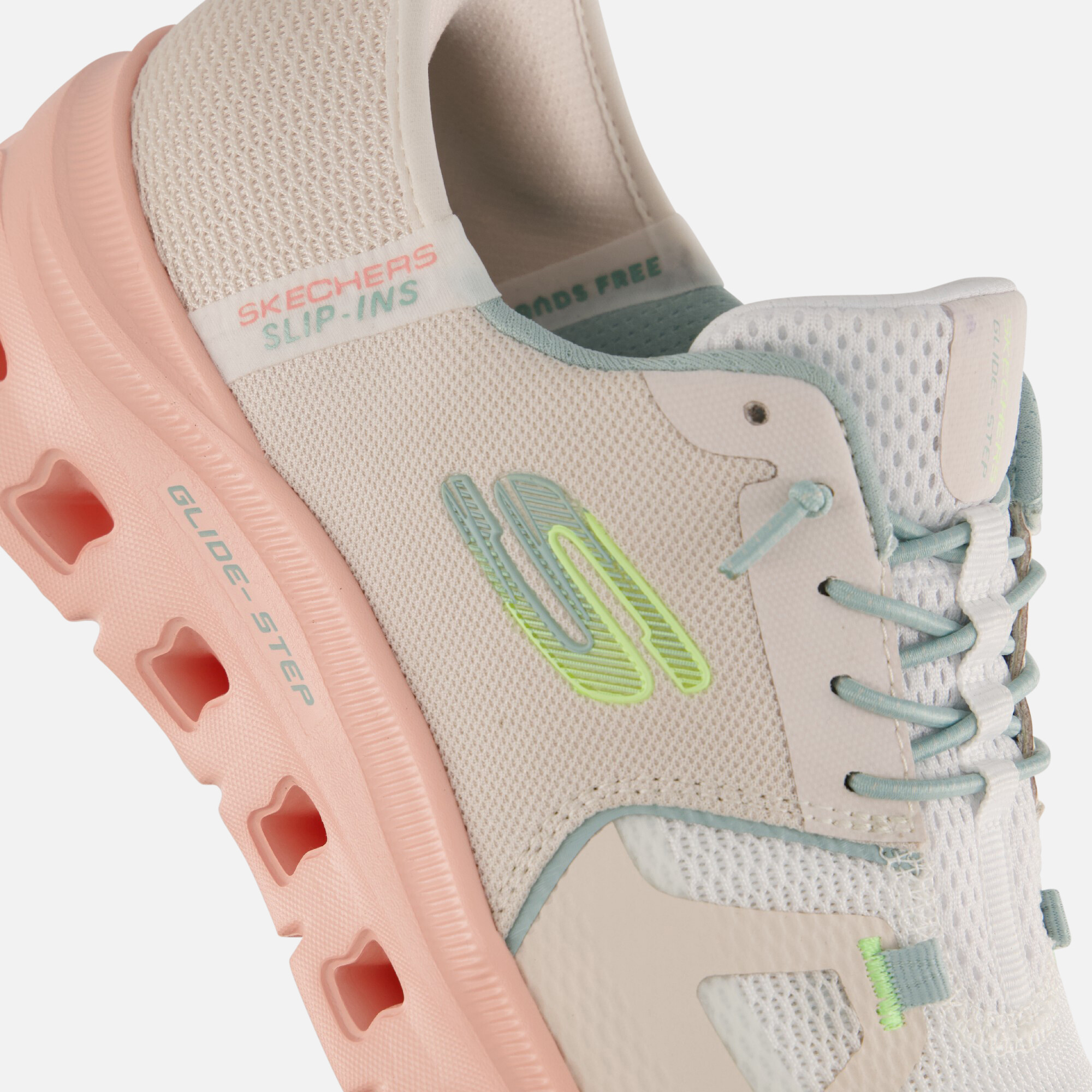 Skechers Slip-Ins Glide Step Instappers wit afbeelding 4