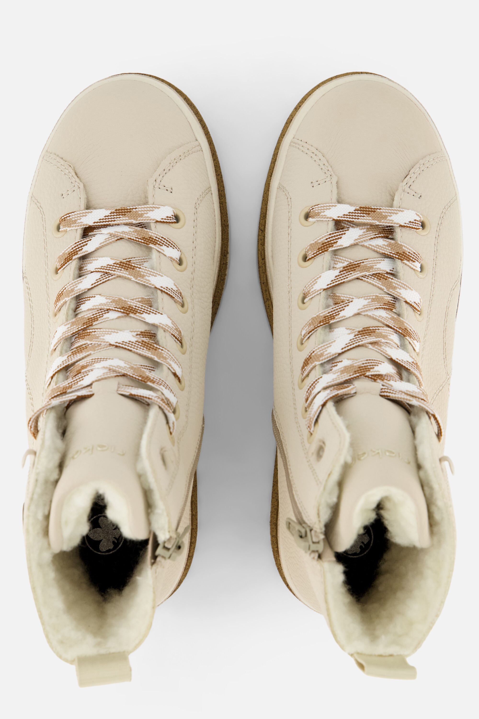 Rieker Veterboot beige Synthetisch afbeelding 2