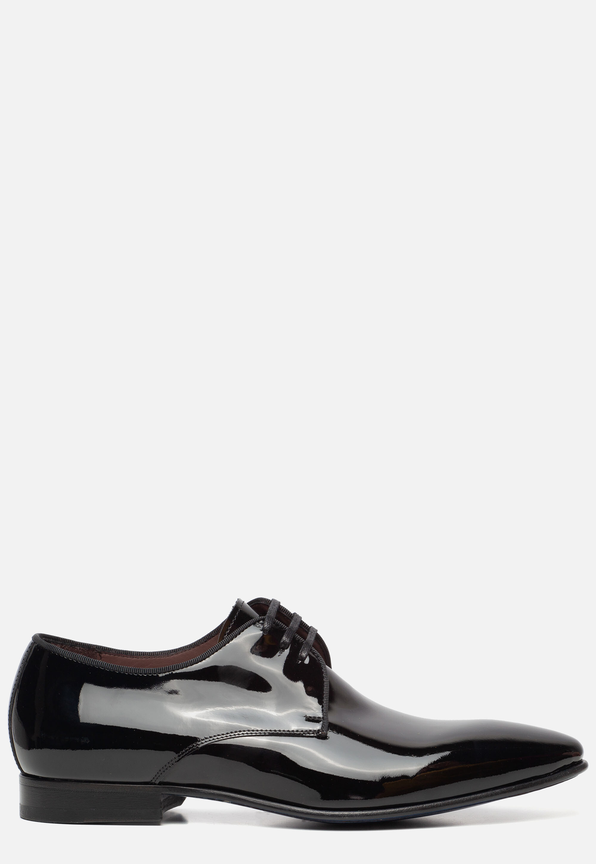 Floris van Bommel Veterschoenen zwart lak Leer afbeelding 3