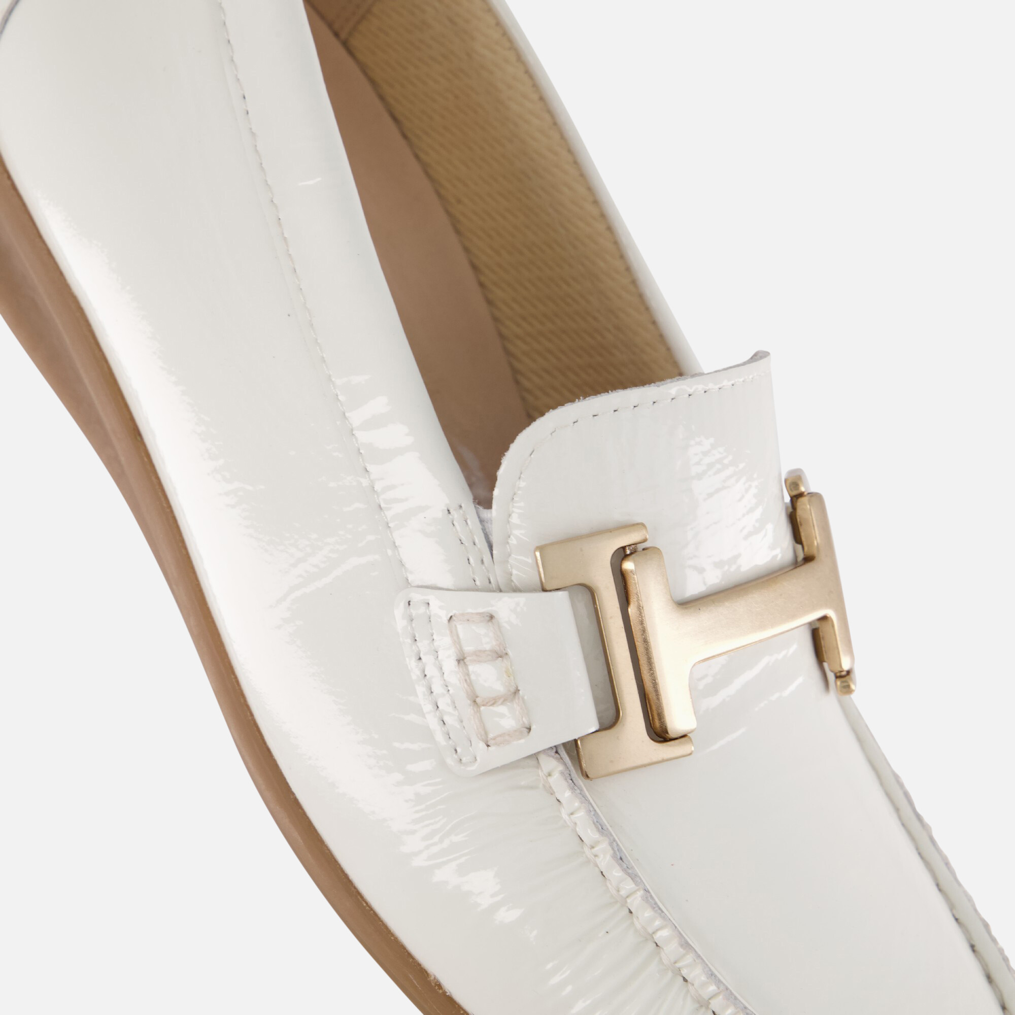 Gabor Moccasin Instappers wit Leer afbeelding 4