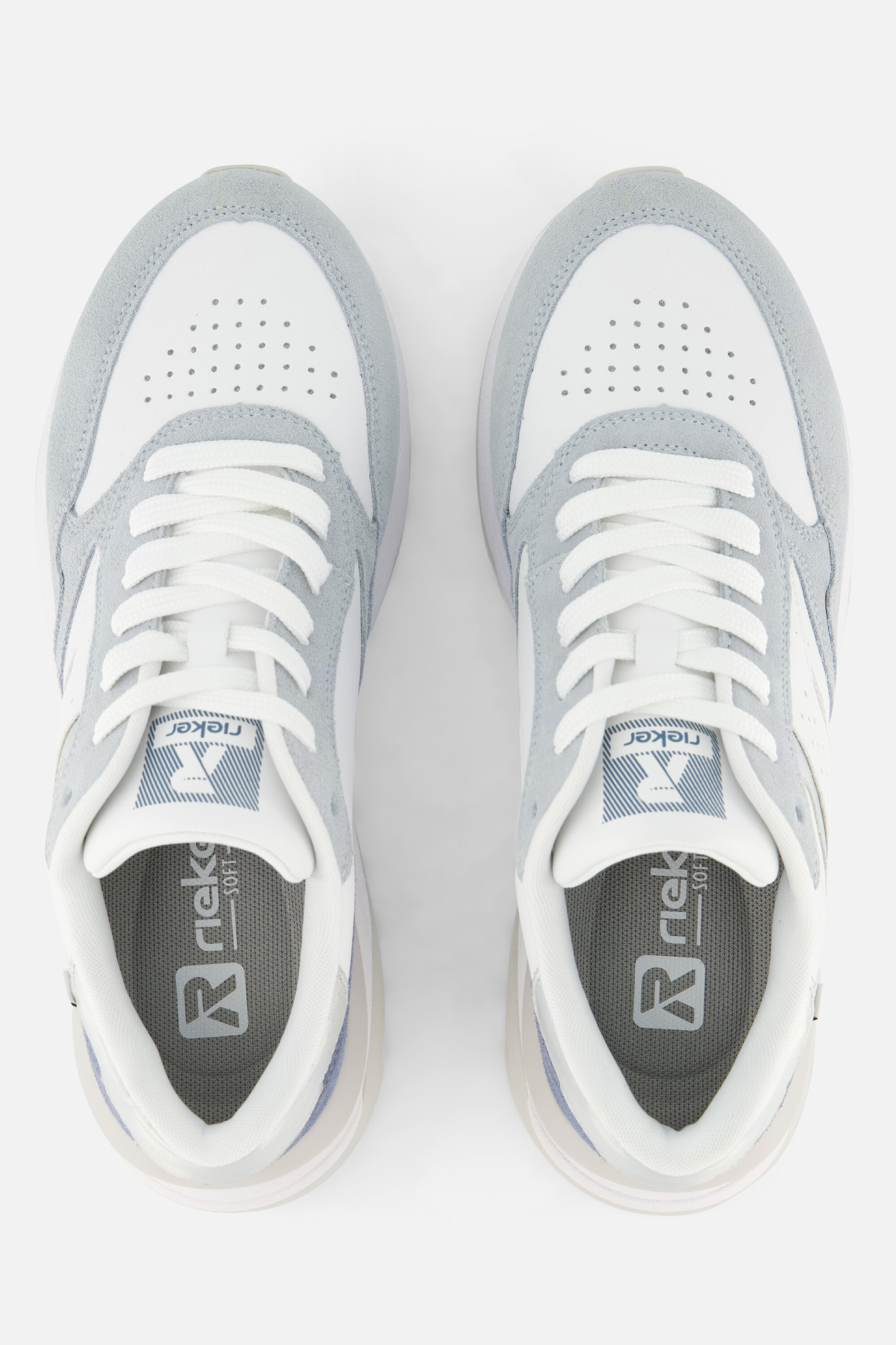 Rieker Sneakers blauw Leer afbeelding 3