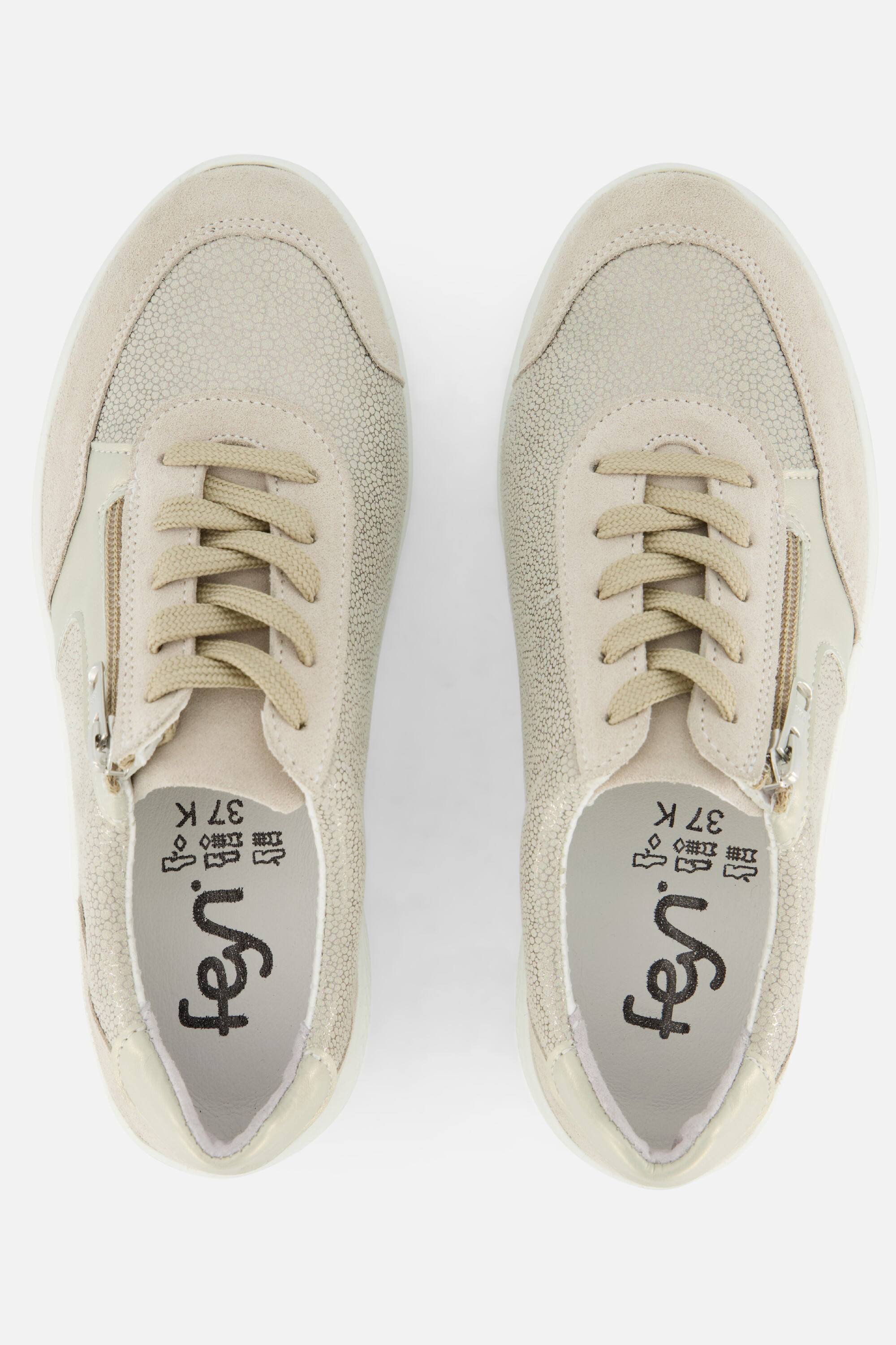Feyn Kira01 Sneakers beige Synthetisch afbeelding 3
