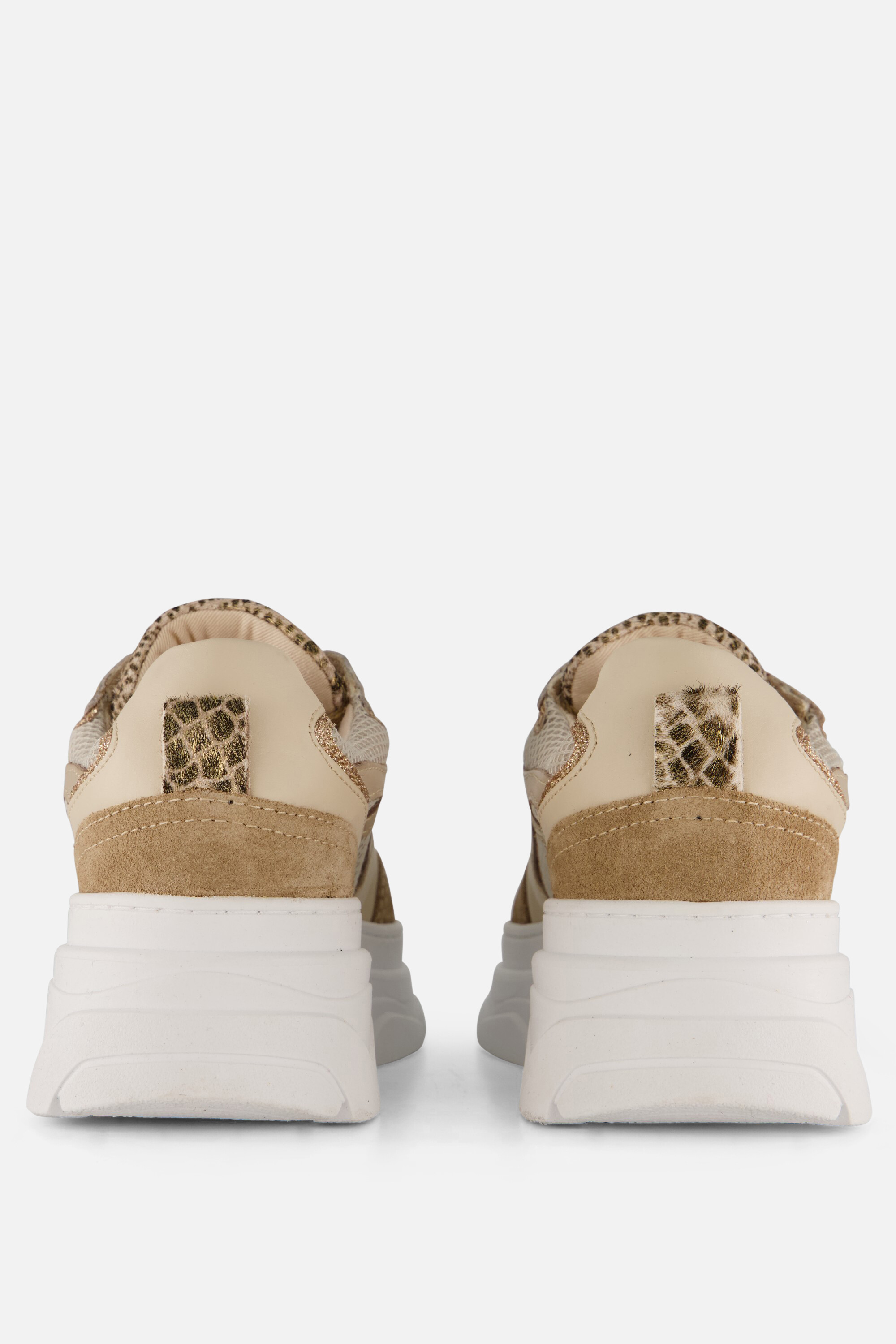 PS Poelman Jana Sneakers beige Leer afbeelding 2