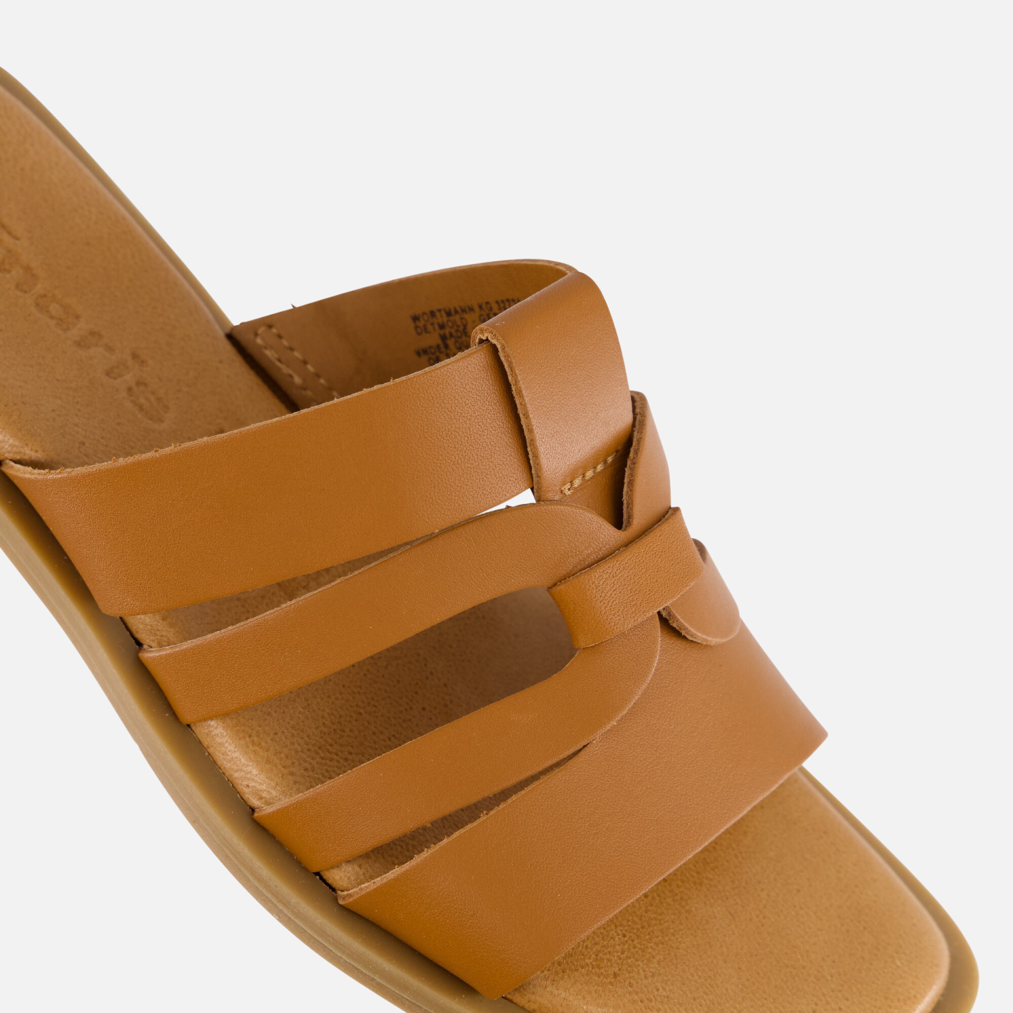 Tamaris Slippers cognac Leer afbeelding 3