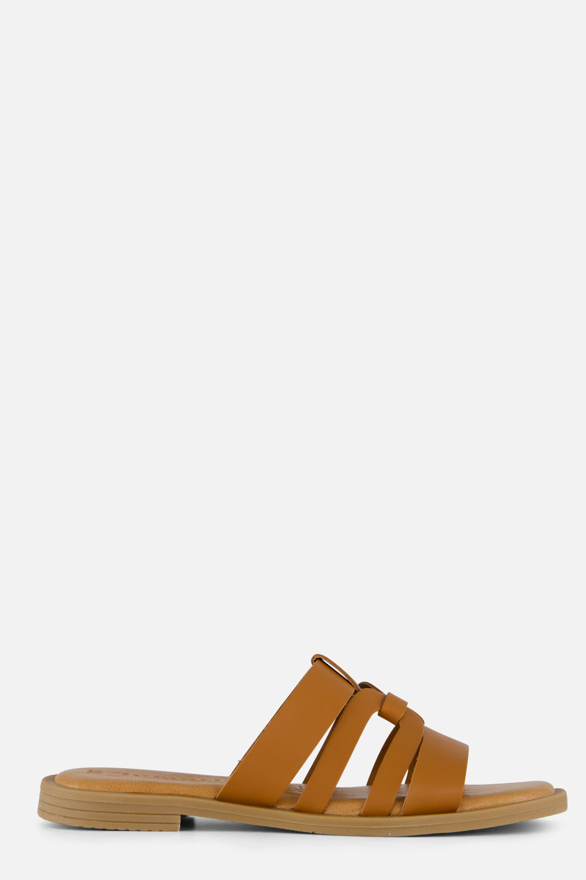 Tamaris Slippers cognac Leer afbeelding 4