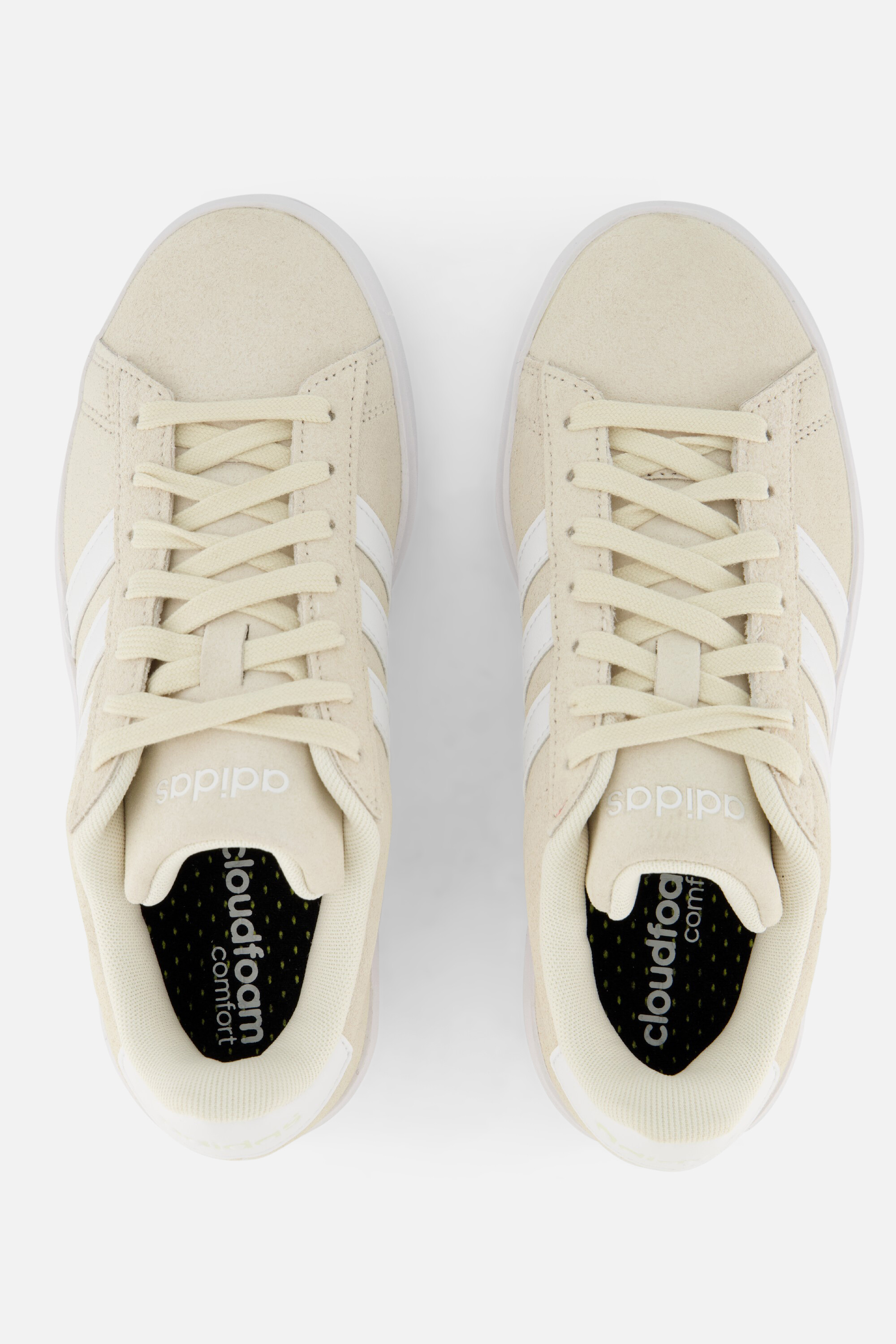 Adidas Grand Court 2.0 Sneakers beige Suede afbeelding 2