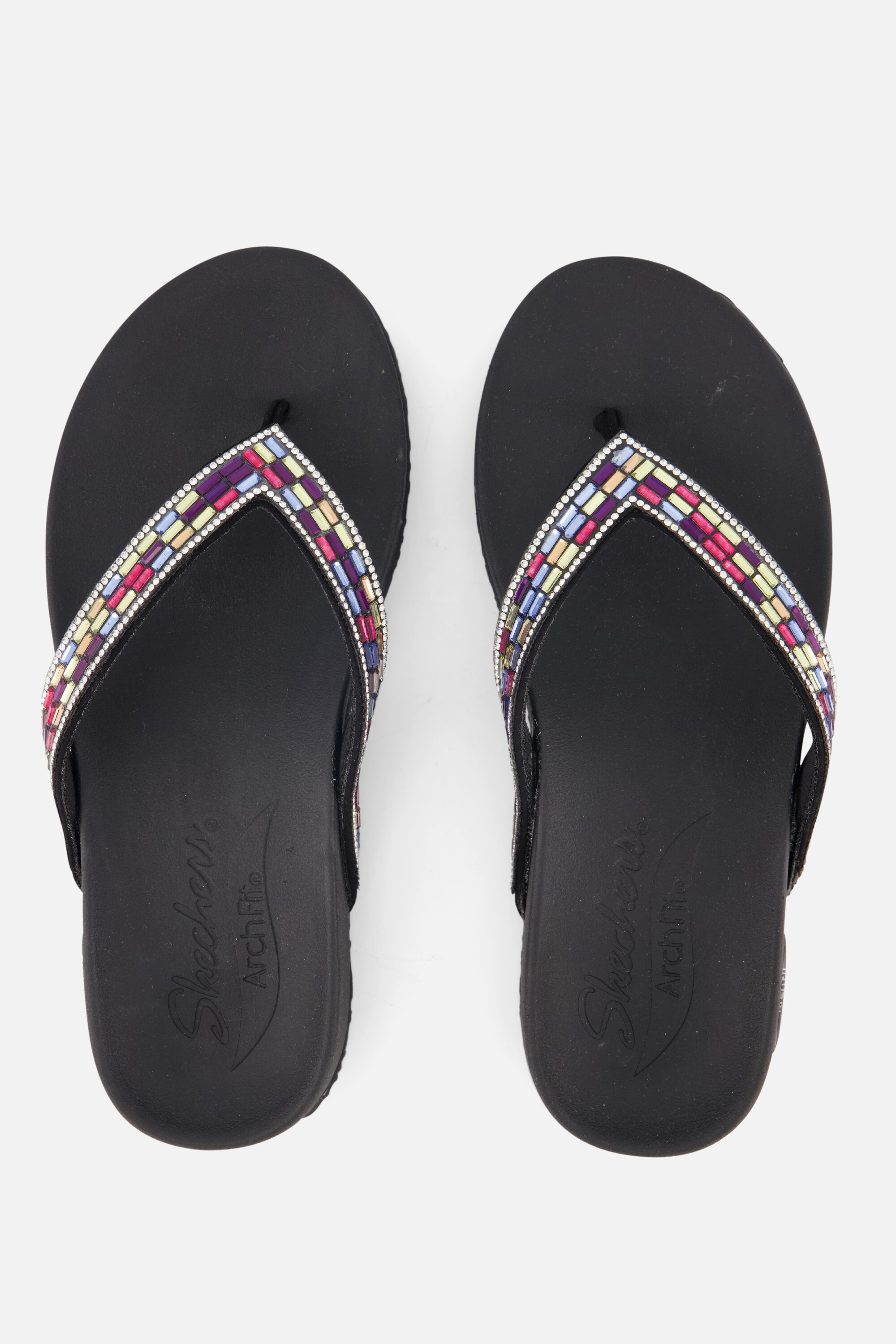 Skechers Arch Fit Meditation Slippers zwart afbeelding 2