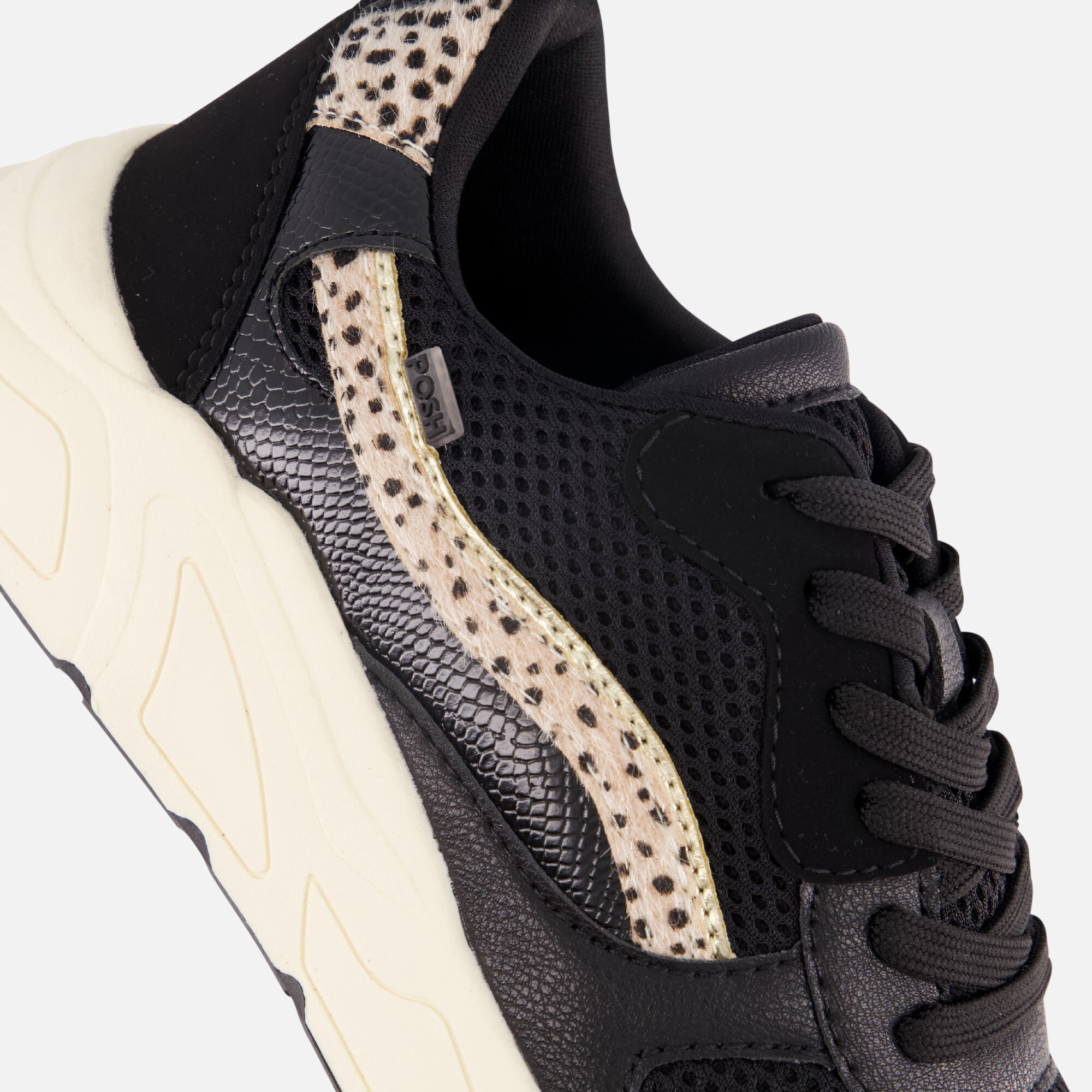 POSH by Poelman Sneakers zwart Synthetisch afbeelding 4