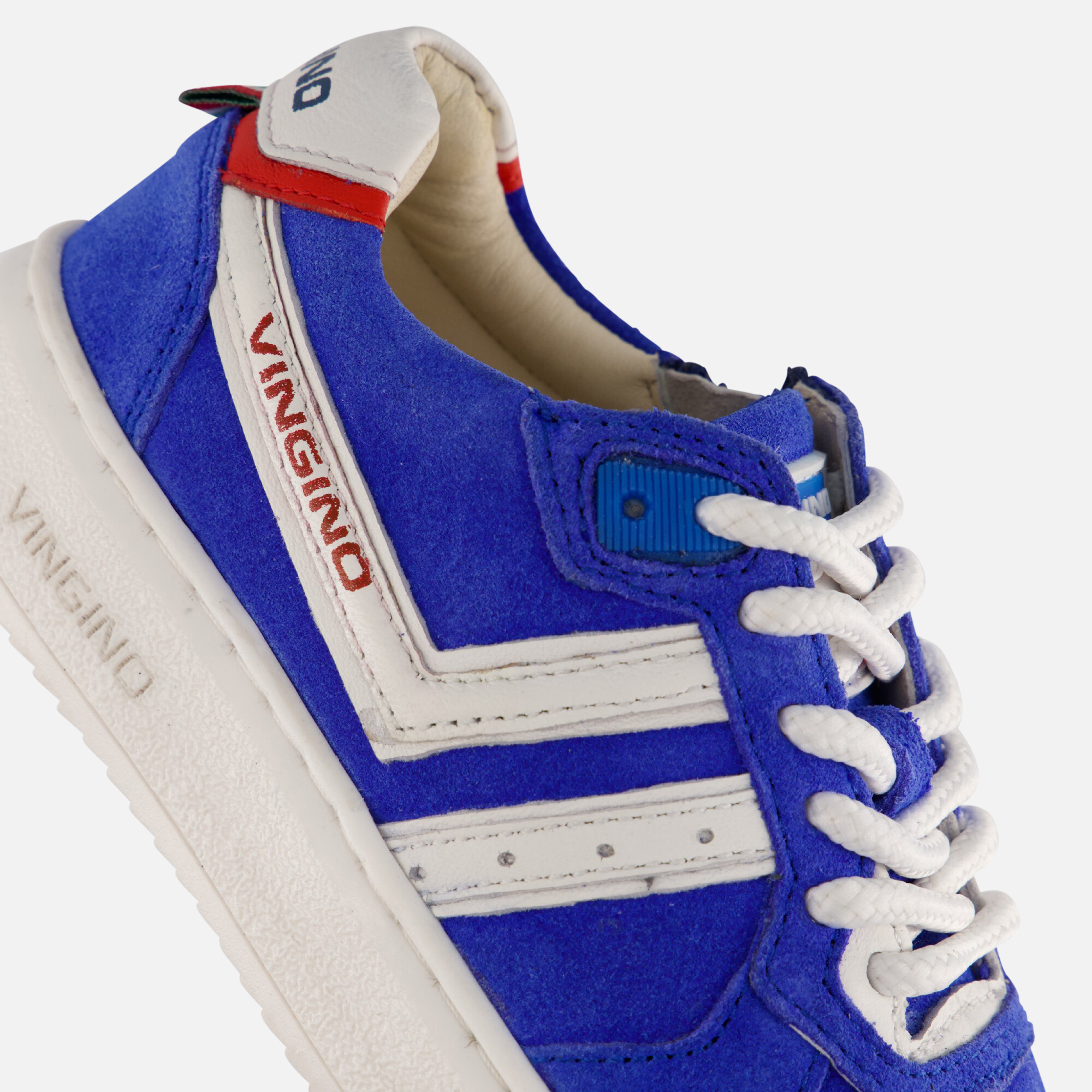 Vingino Noah Low Court Lifestyle Sneakers blauw afbeelding 4