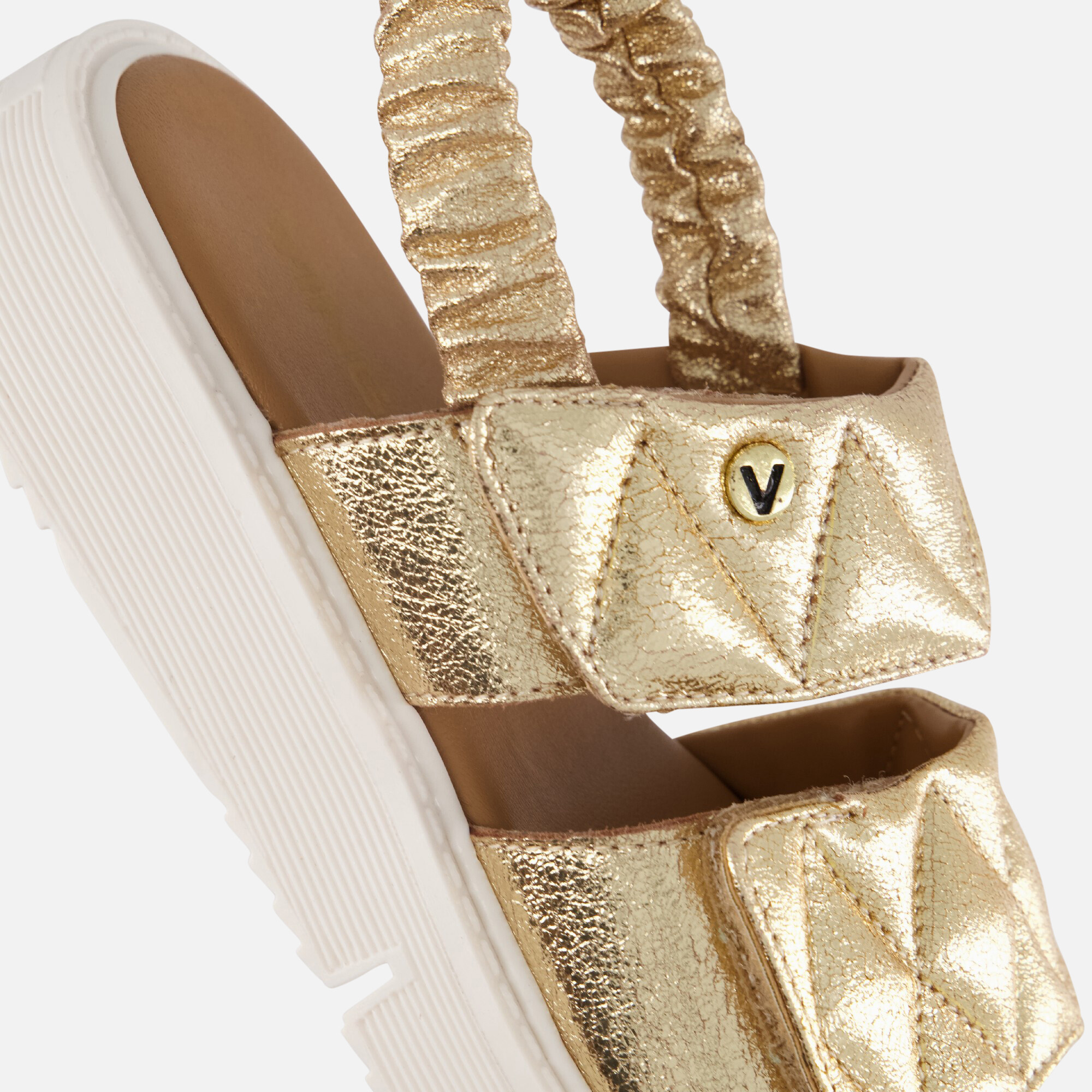 Vingino Sandalen goud Leer afbeelding 3