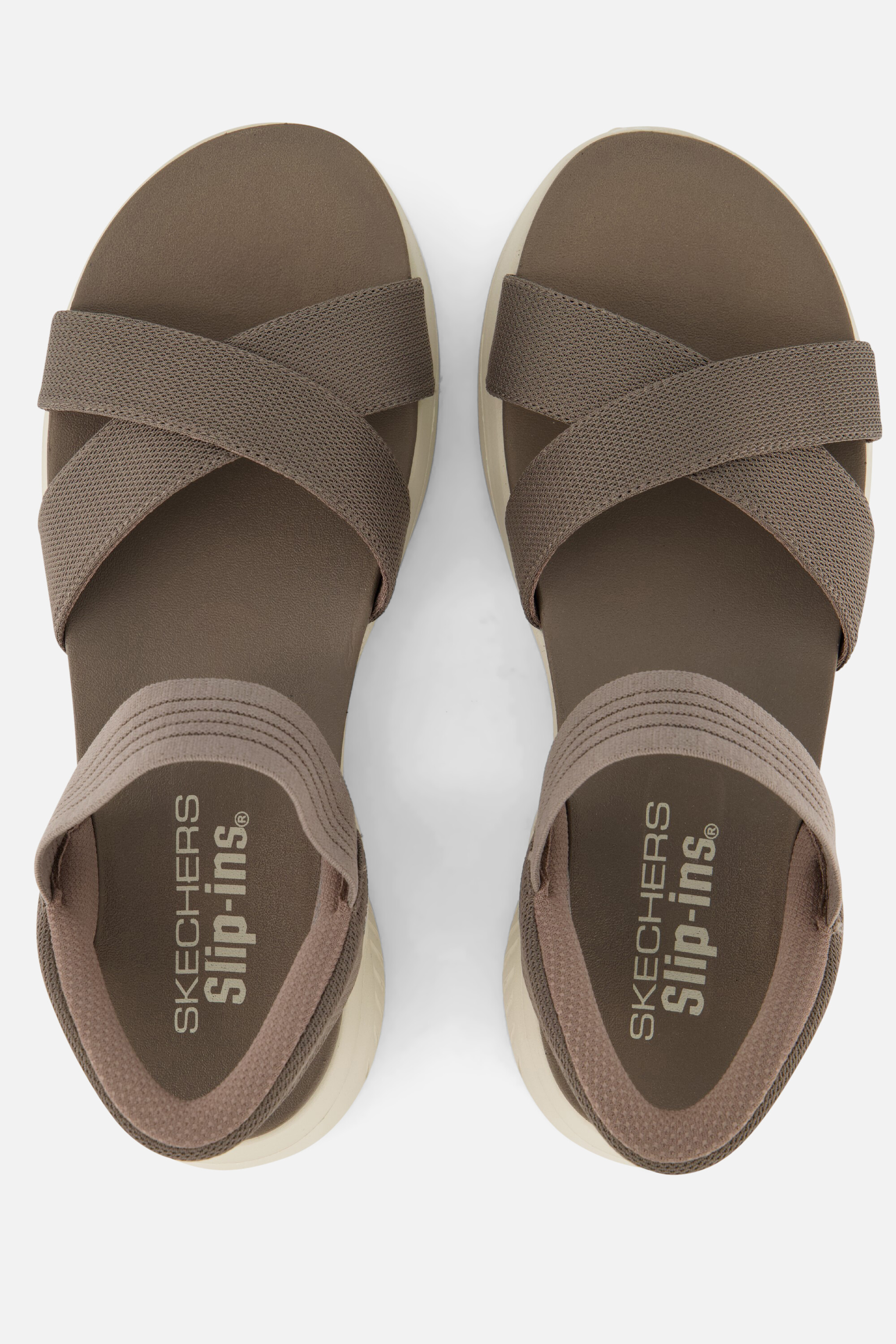 Skechers Slip-ins Ultra Flex 3.0 Sandalen taupe afbeelding 2