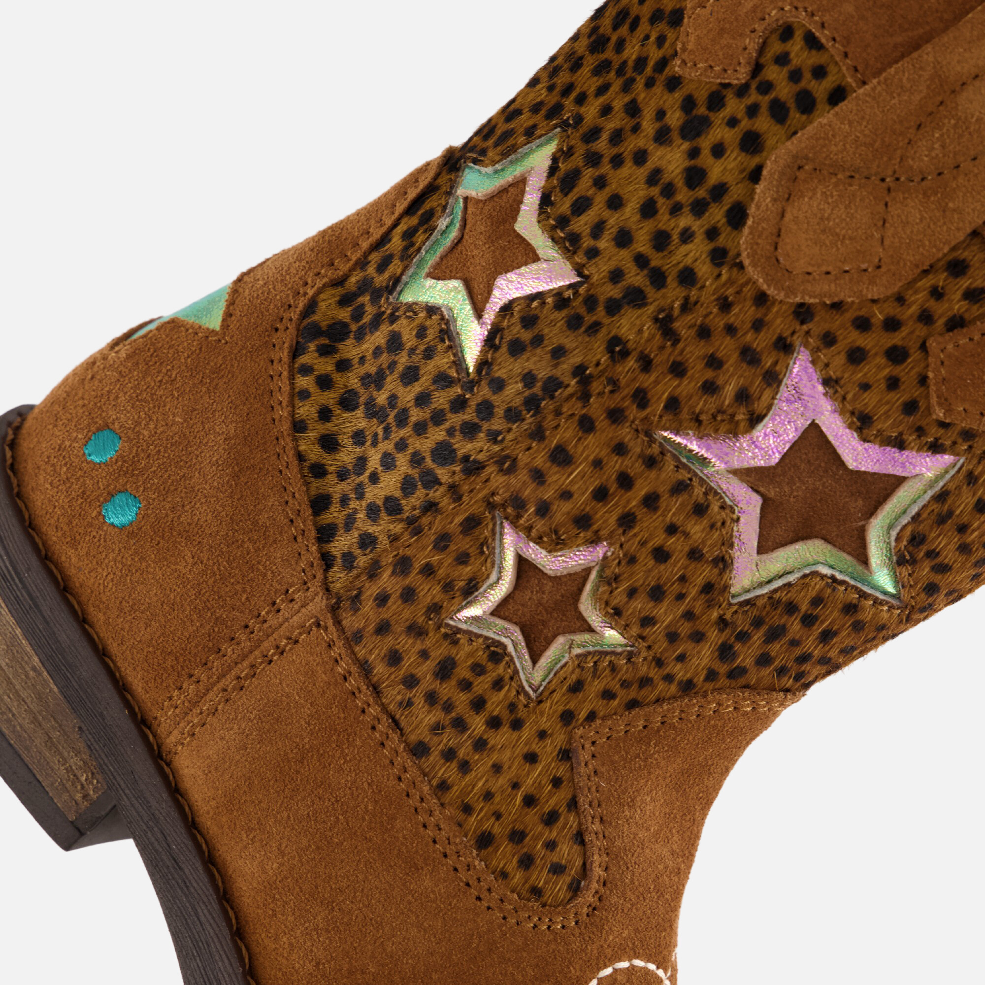 BunniesJR Robine Rodeo Cowboylaarzen cognac Leer afbeelding 4