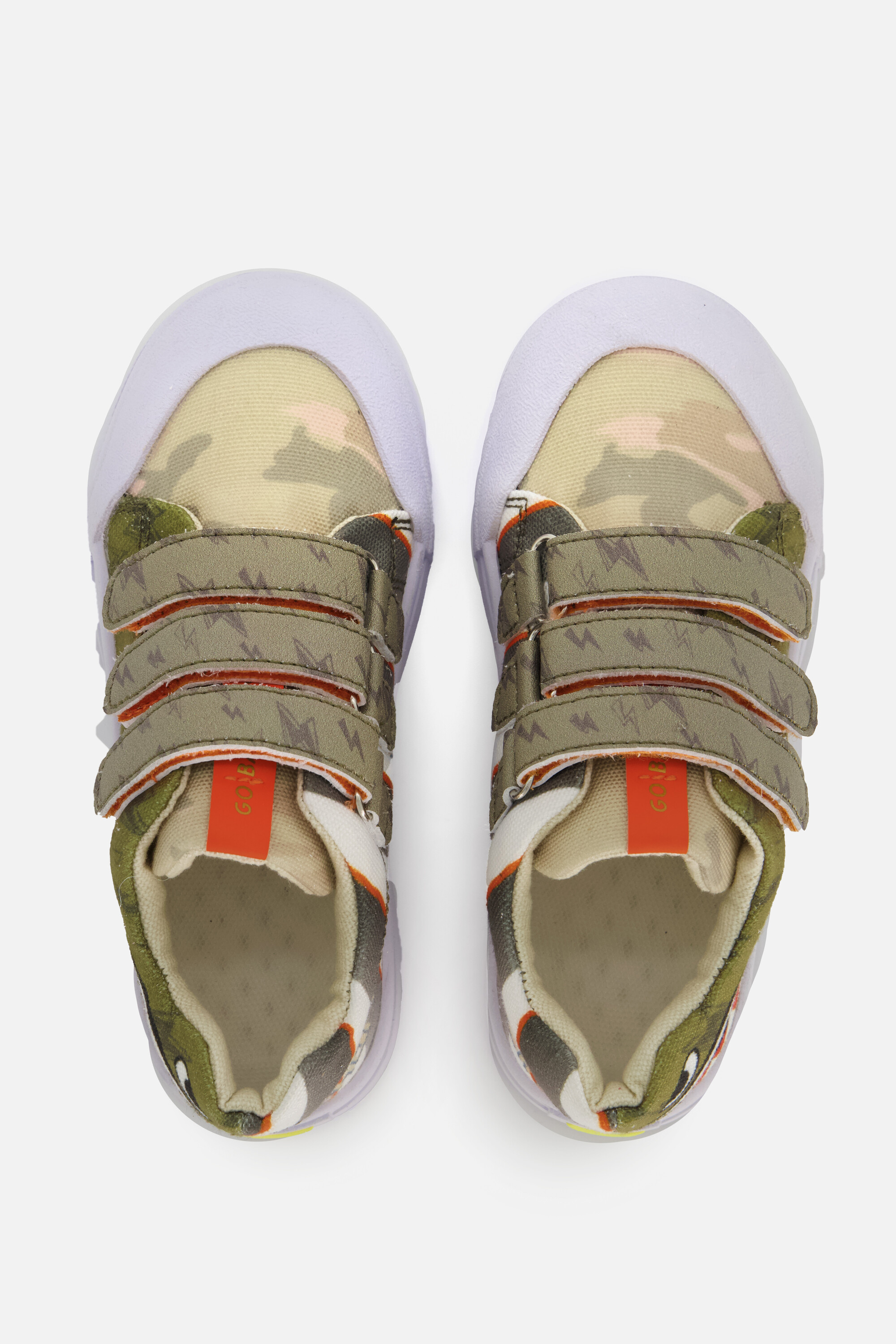 Go Bananas Shark Sneakers groen Canvas afbeelding 2