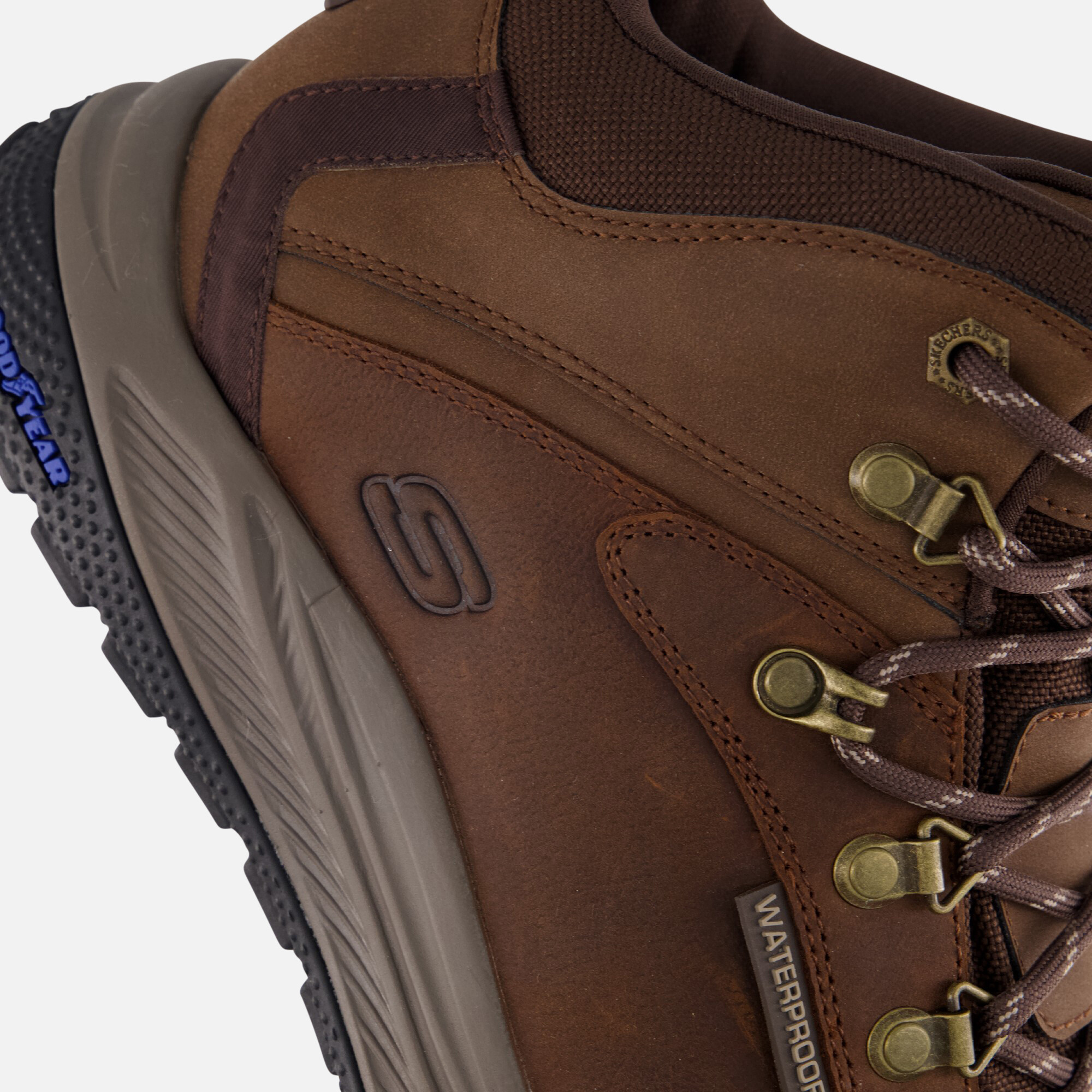 Skechers Relaxed Fit Slip-in Veterschoenen bruin afbeelding 4