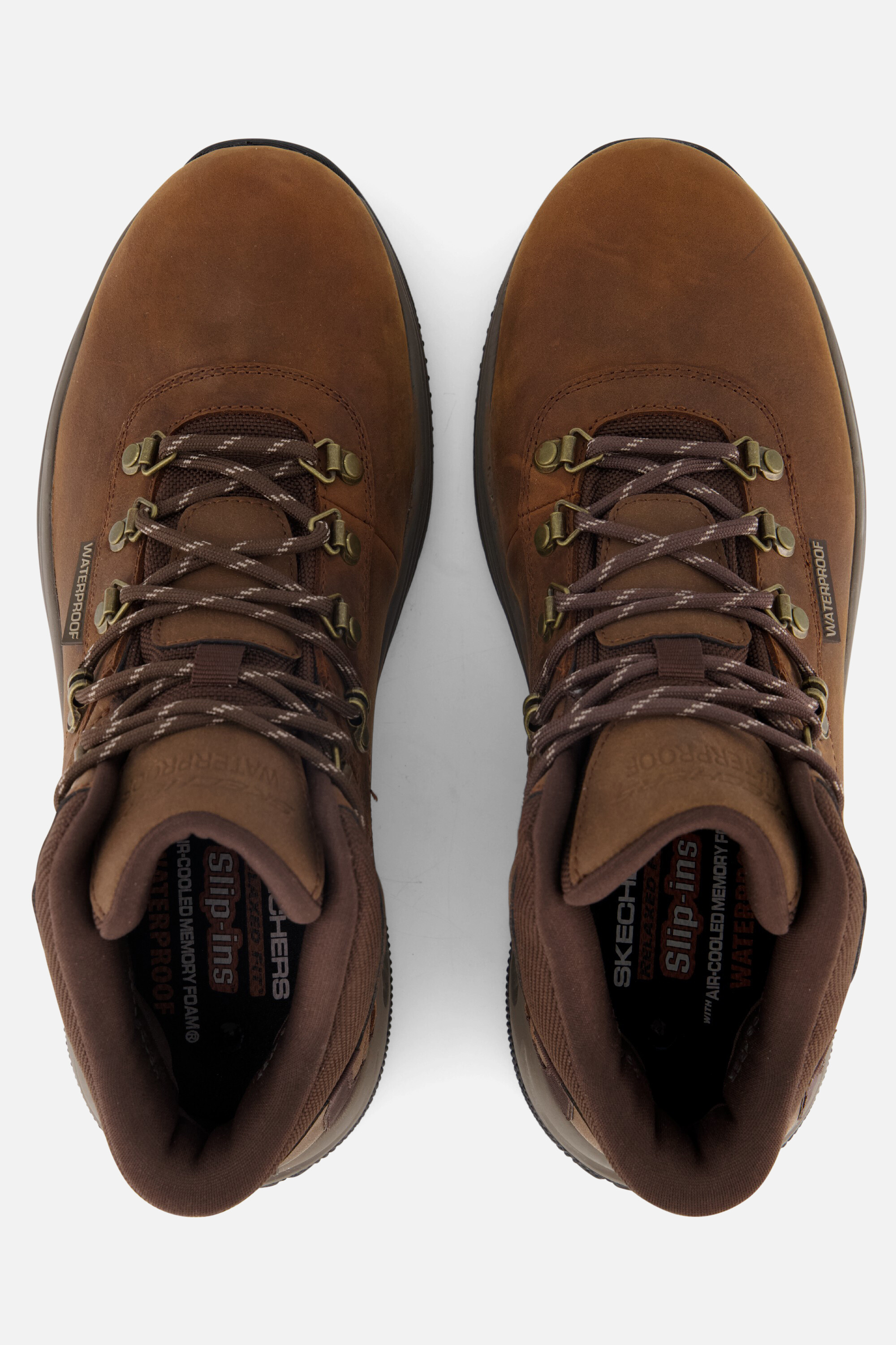 Skechers Relaxed Fit Slip-in Veterschoenen bruin afbeelding 2
