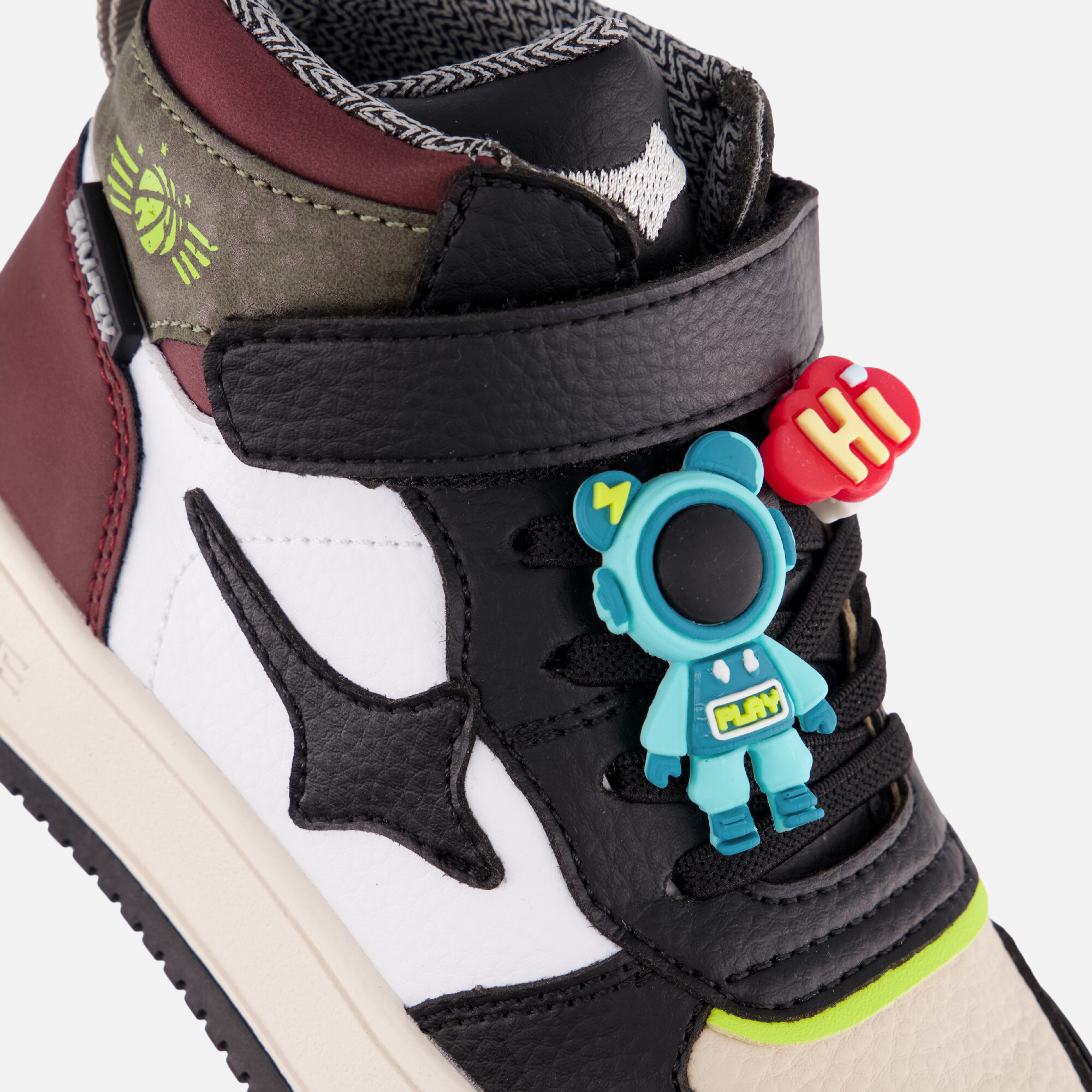 Shoesme New Outsole Sneakers bordeaux Leer afbeelding 4