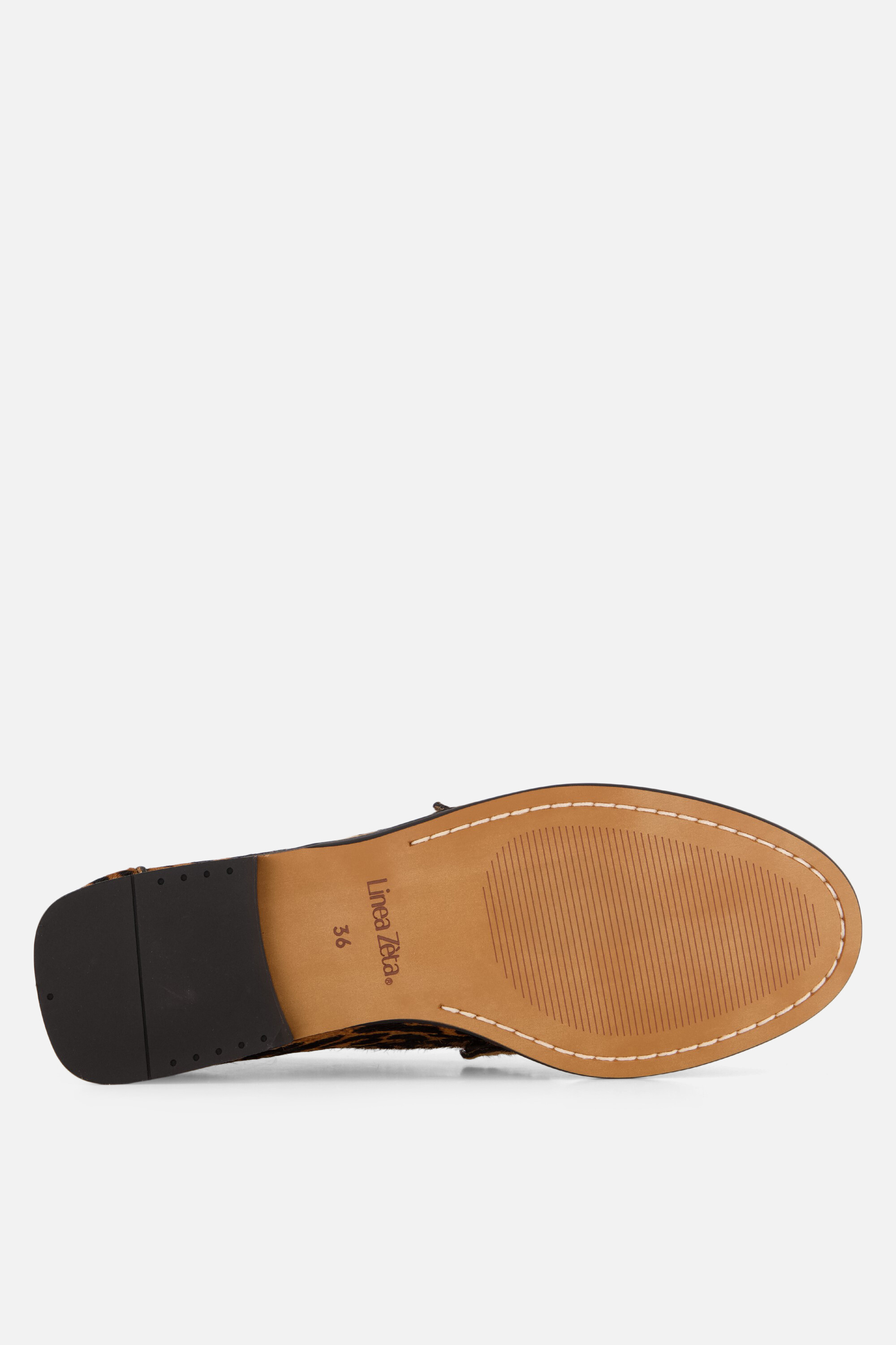 Linea Zeta Instappers bruin Leer afbeelding 3