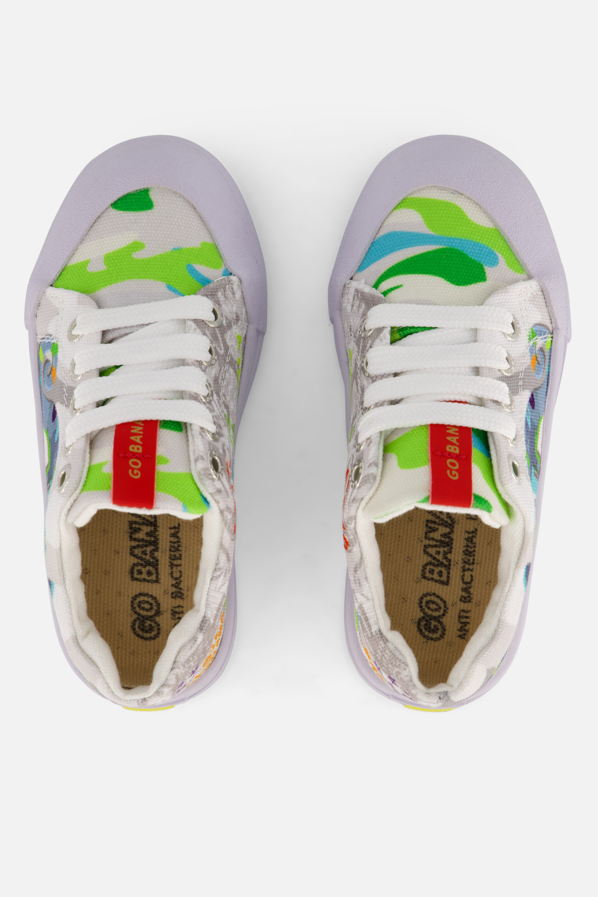 Go Bananas Kameleon Sneakers grijs Canvas afbeelding 2