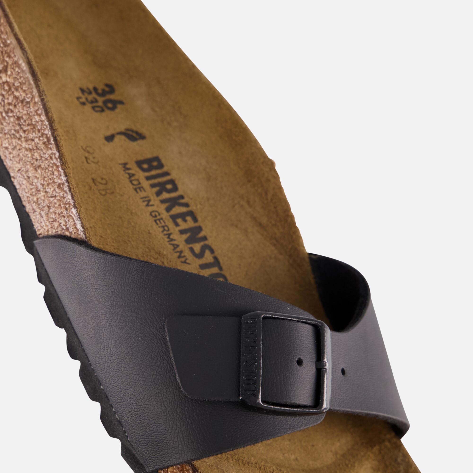 Birkenstock Madrid Slippers zwart Synthetisch afbeelding 4