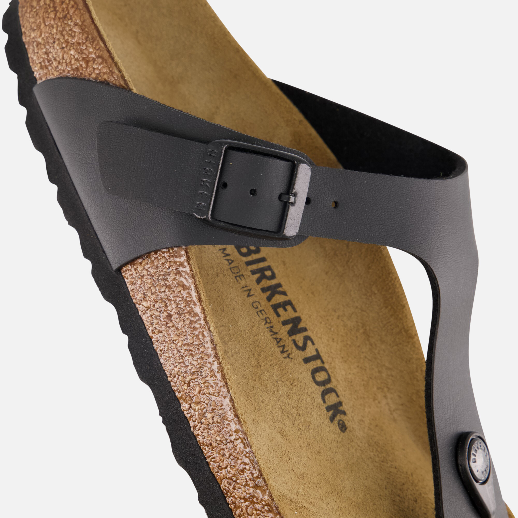 Birkenstock Gizeh Slippers zwart Synthetisch afbeelding 4