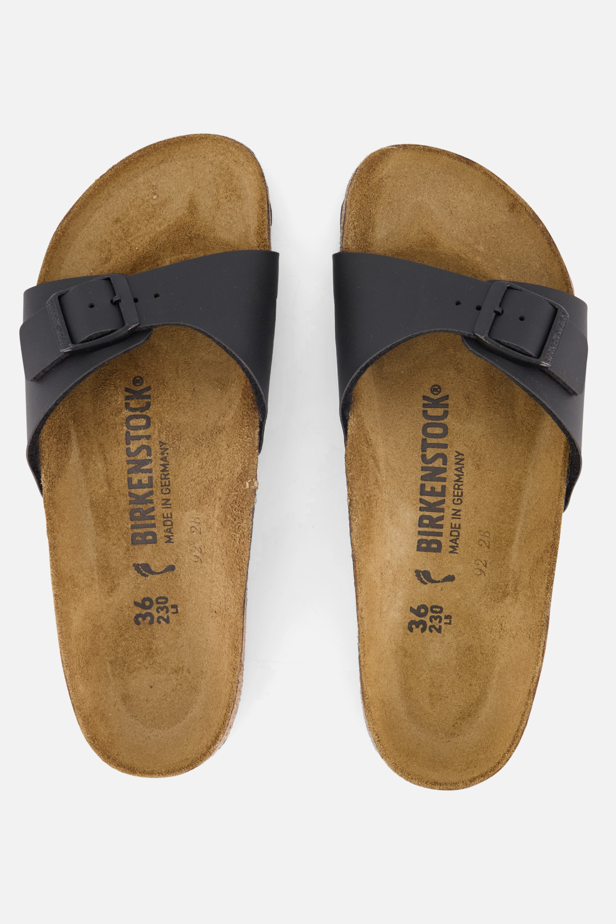 Birkenstock Madrid Slippers zwart Synthetisch afbeelding 2