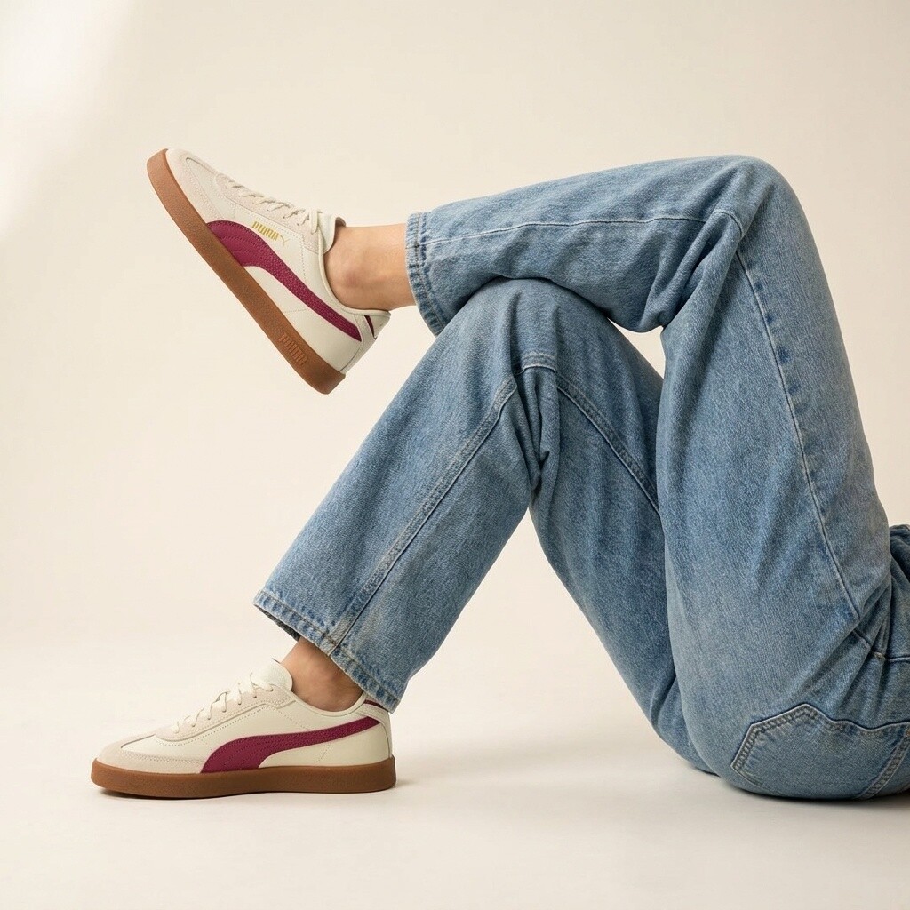 Puma Puma Club II Era Sneakers beige Synthetisch