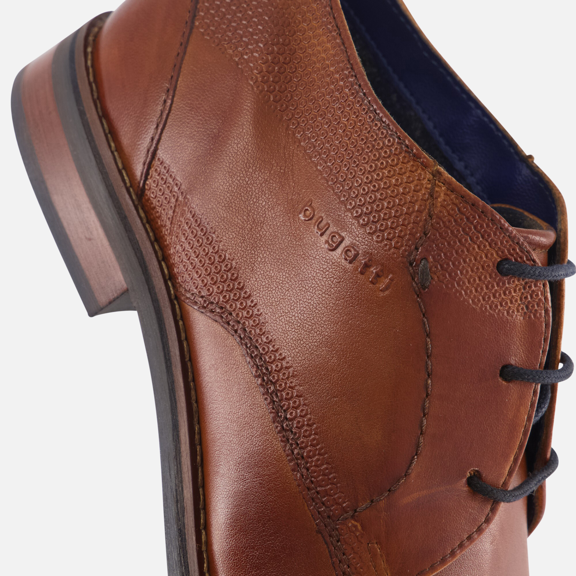 Bugatti Veterschoenen cognac Leer 390319 afbeelding 4